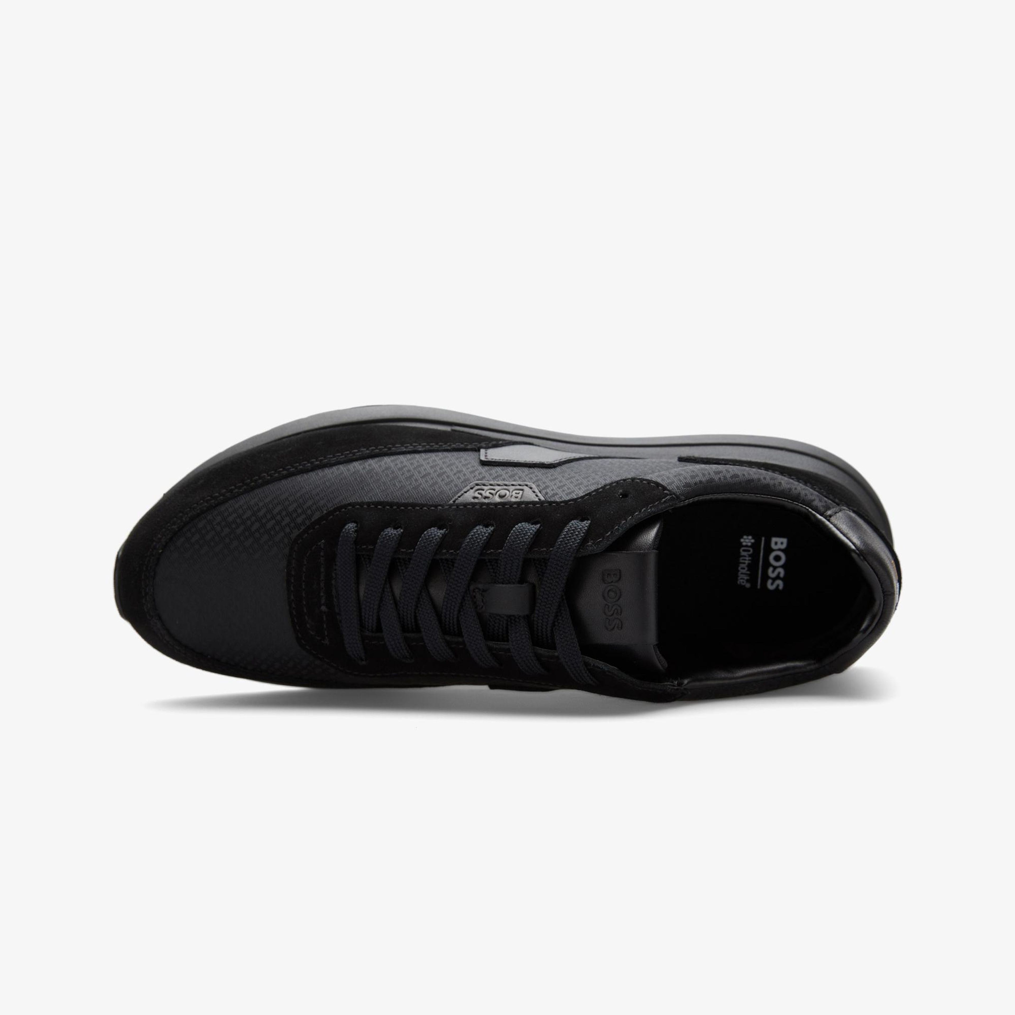 Boss Vinston Runn Erkek Siyah Sneaker