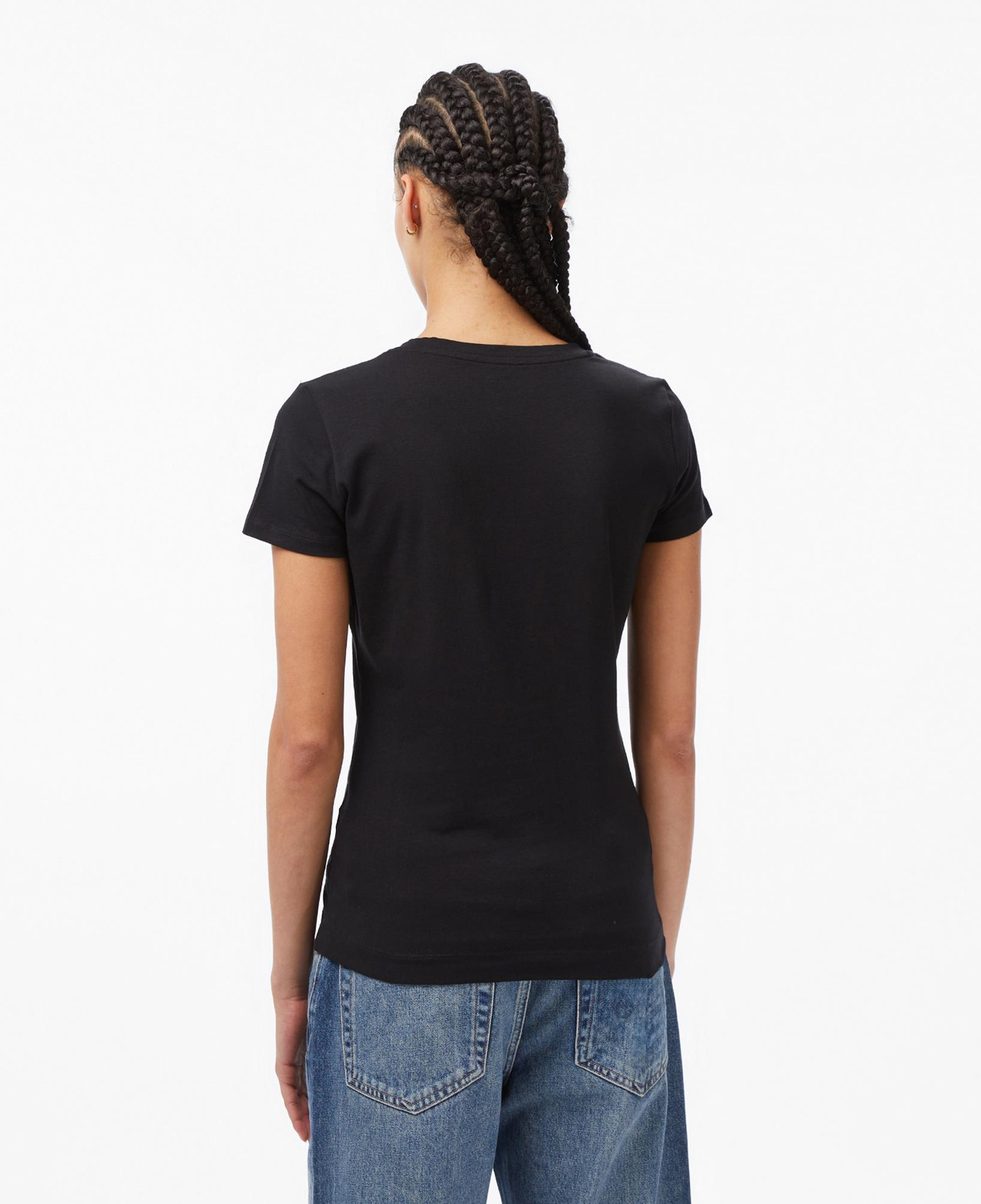 Guess Slim Fit Kadın Siyah T-Shirt