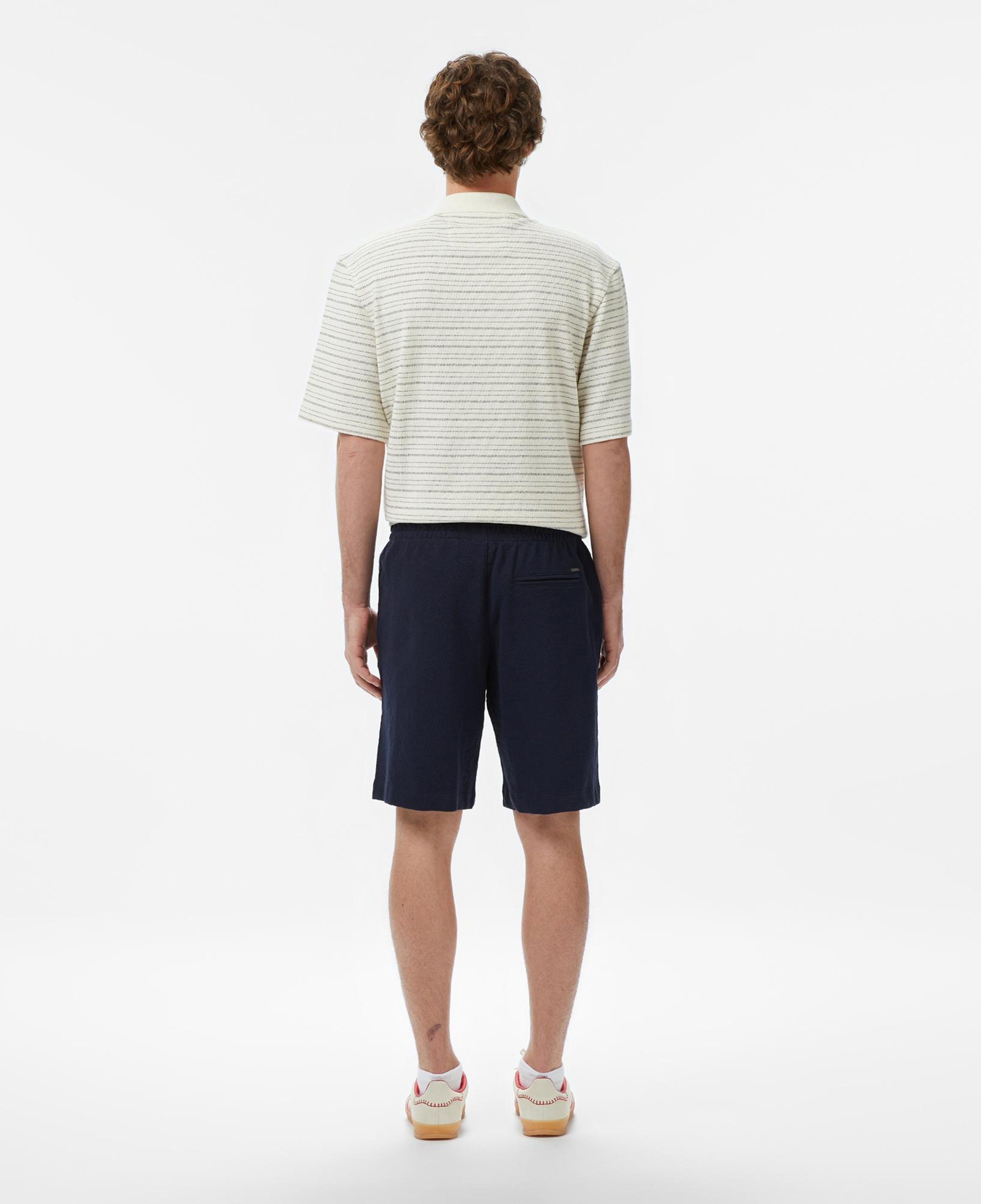 Guess Textured Regular Fit Erkek Lacivert Şort