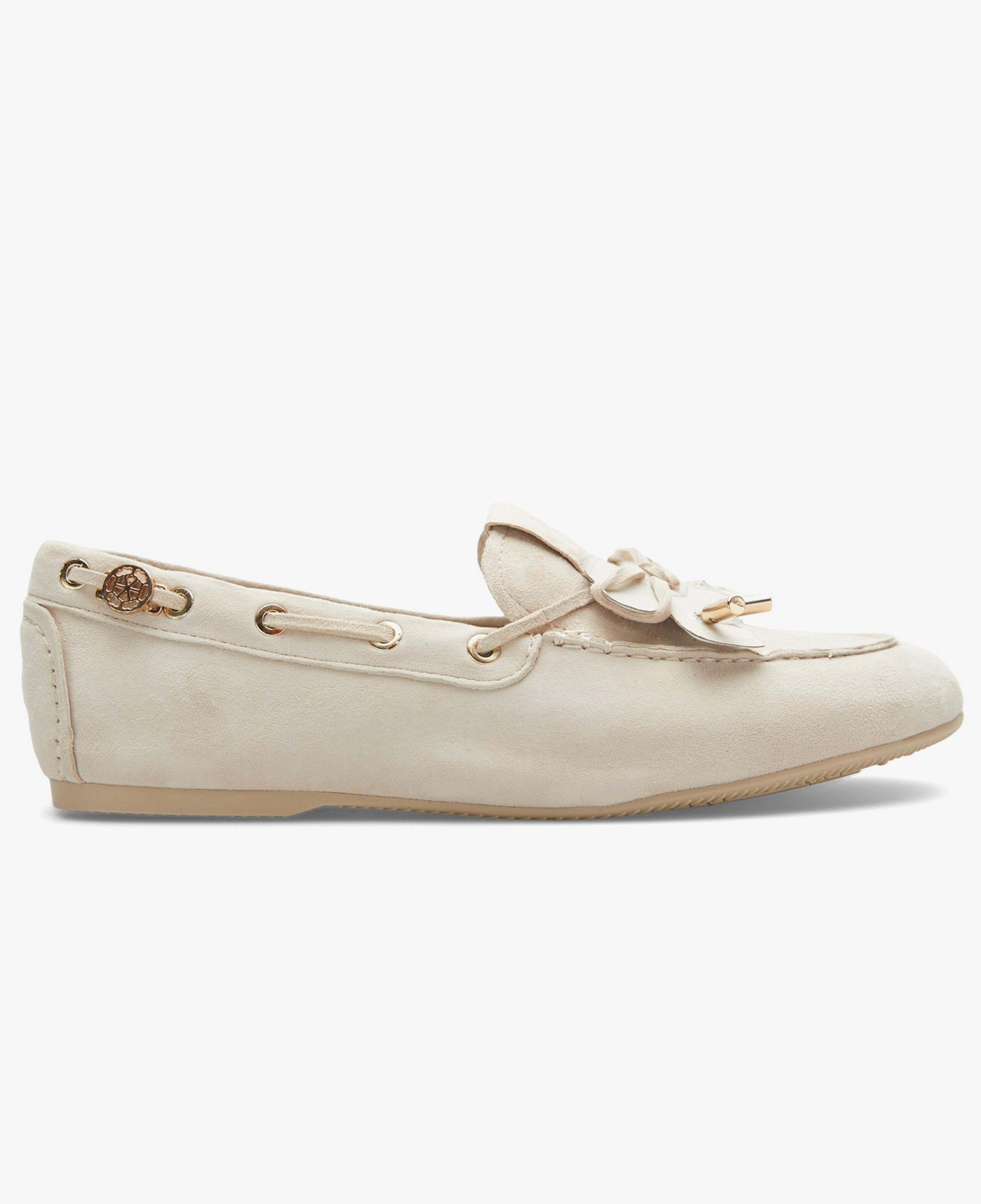 Guess Aisha Deri Makosen Kadın Bej Günlük Ayakkabı