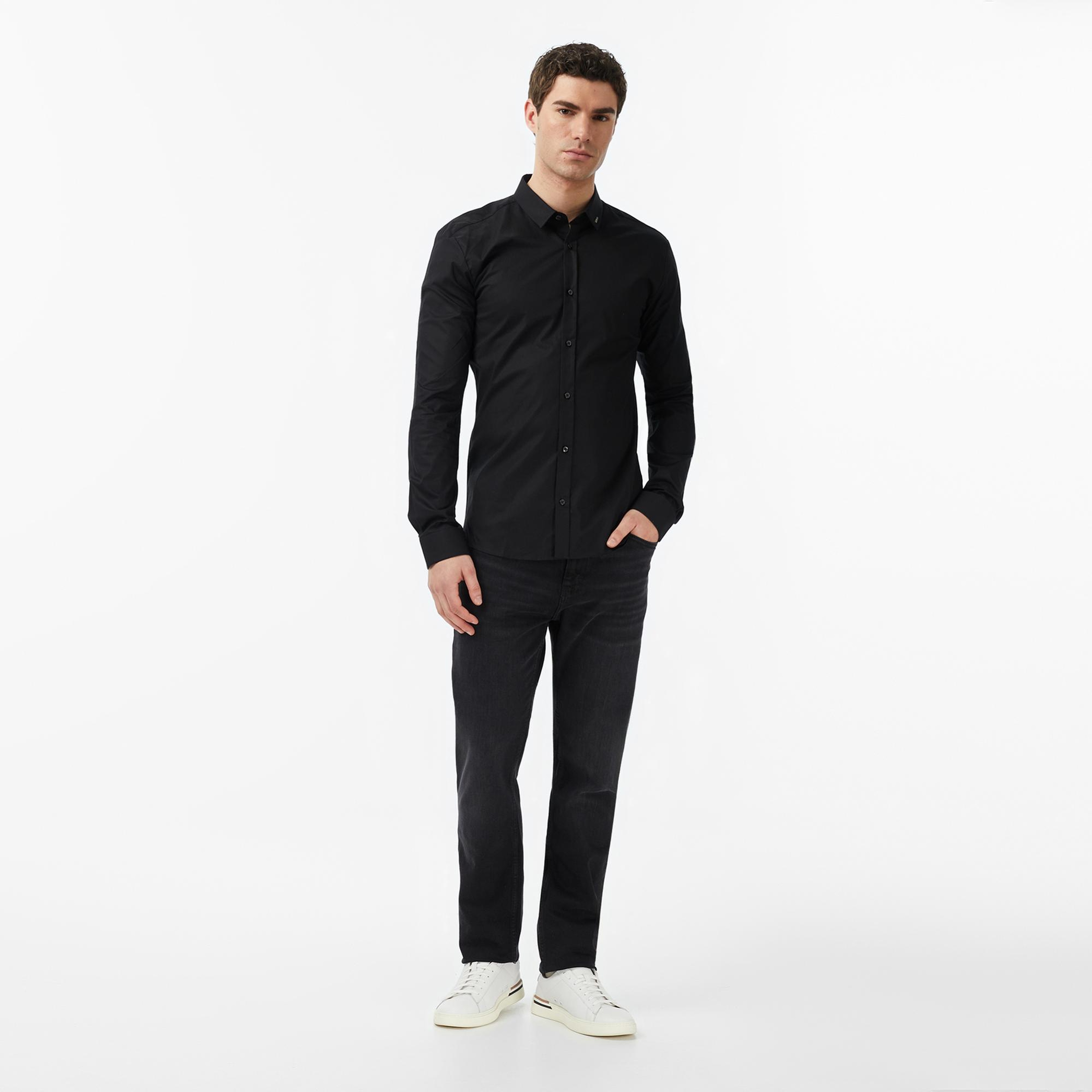 Hugo Ero3 Erkek Siyah Gömlek