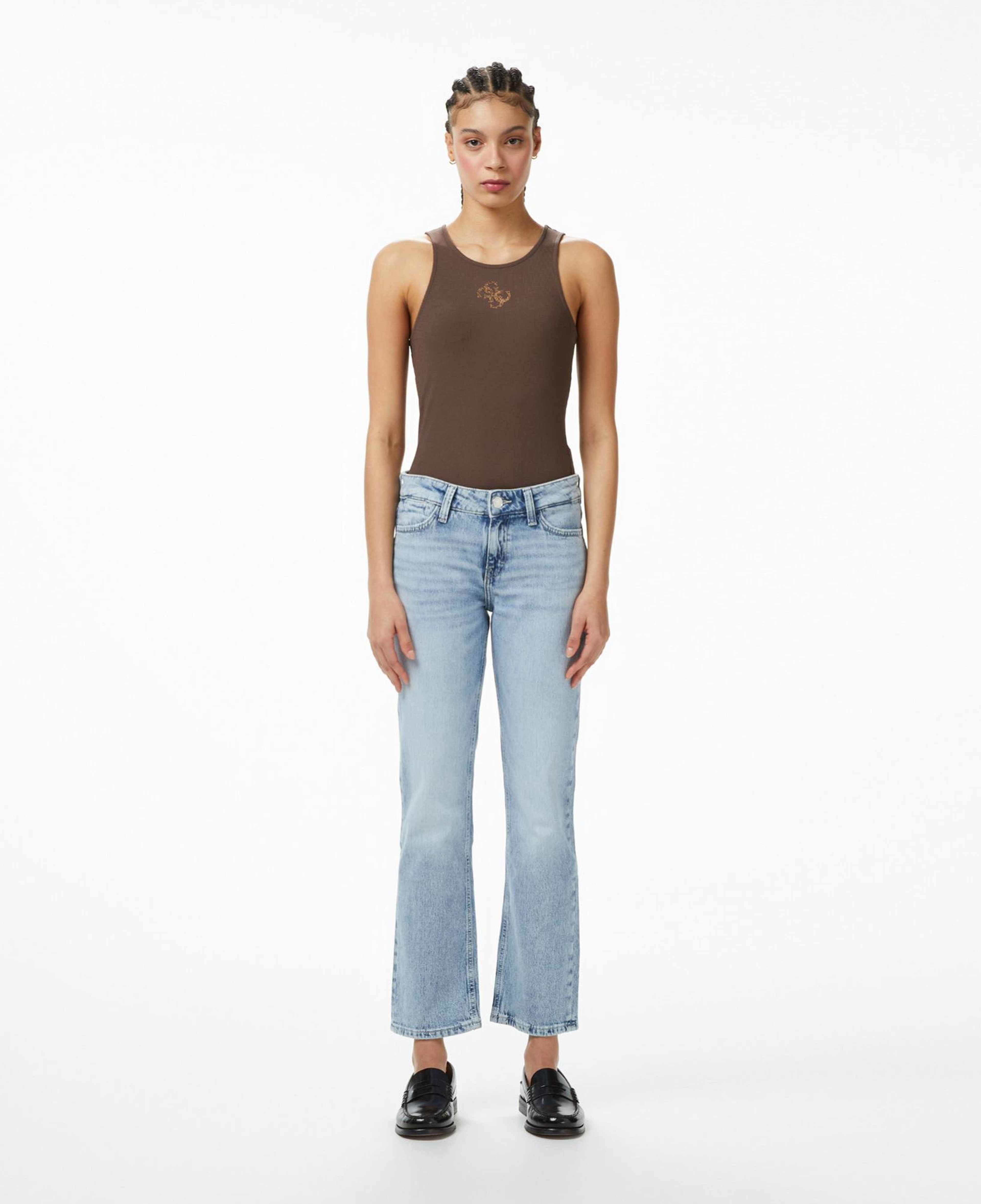 Guess Round Kadın Kahverengi T-Shirt