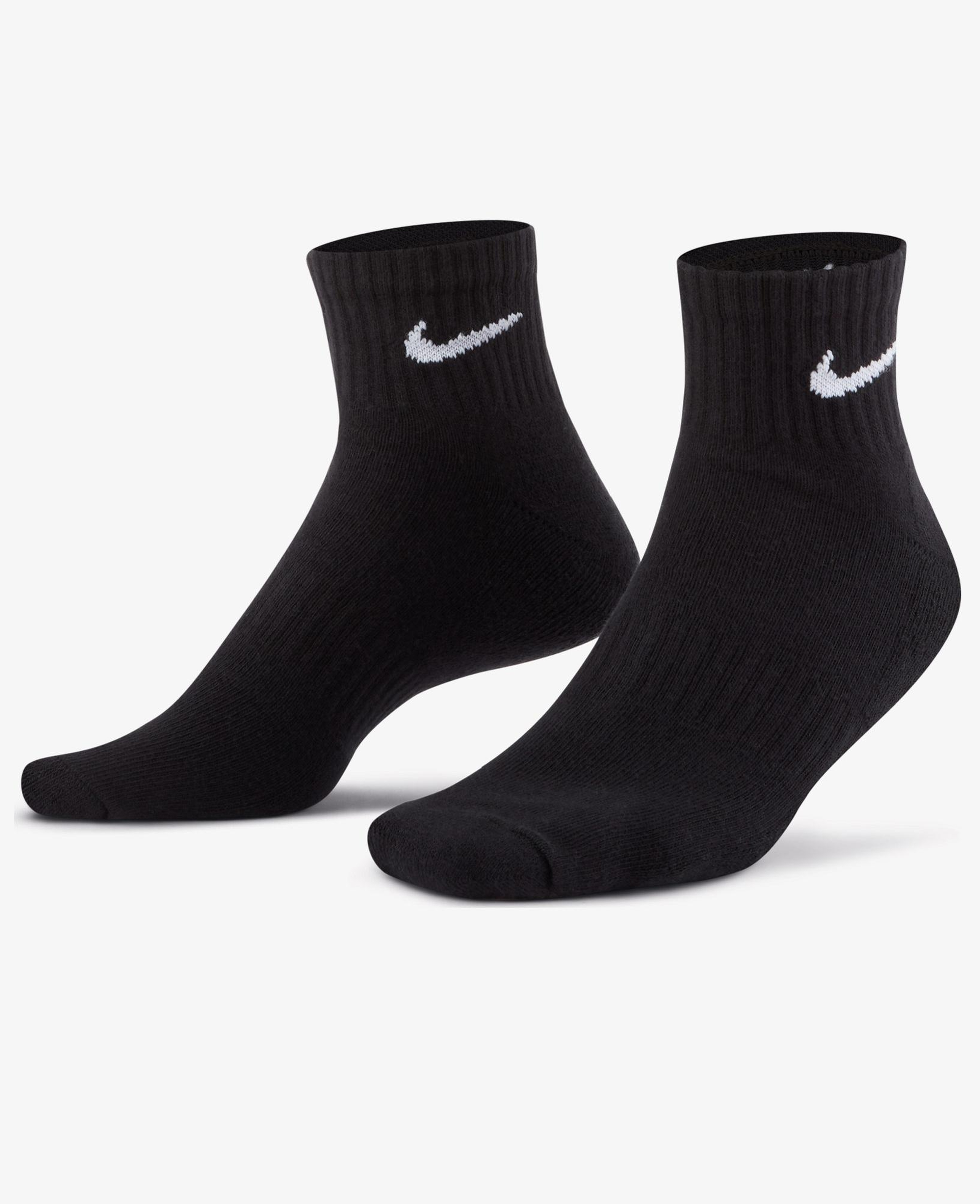 Nike Everyday Cush Ankle 3' lü Unisex Siyah Çorap