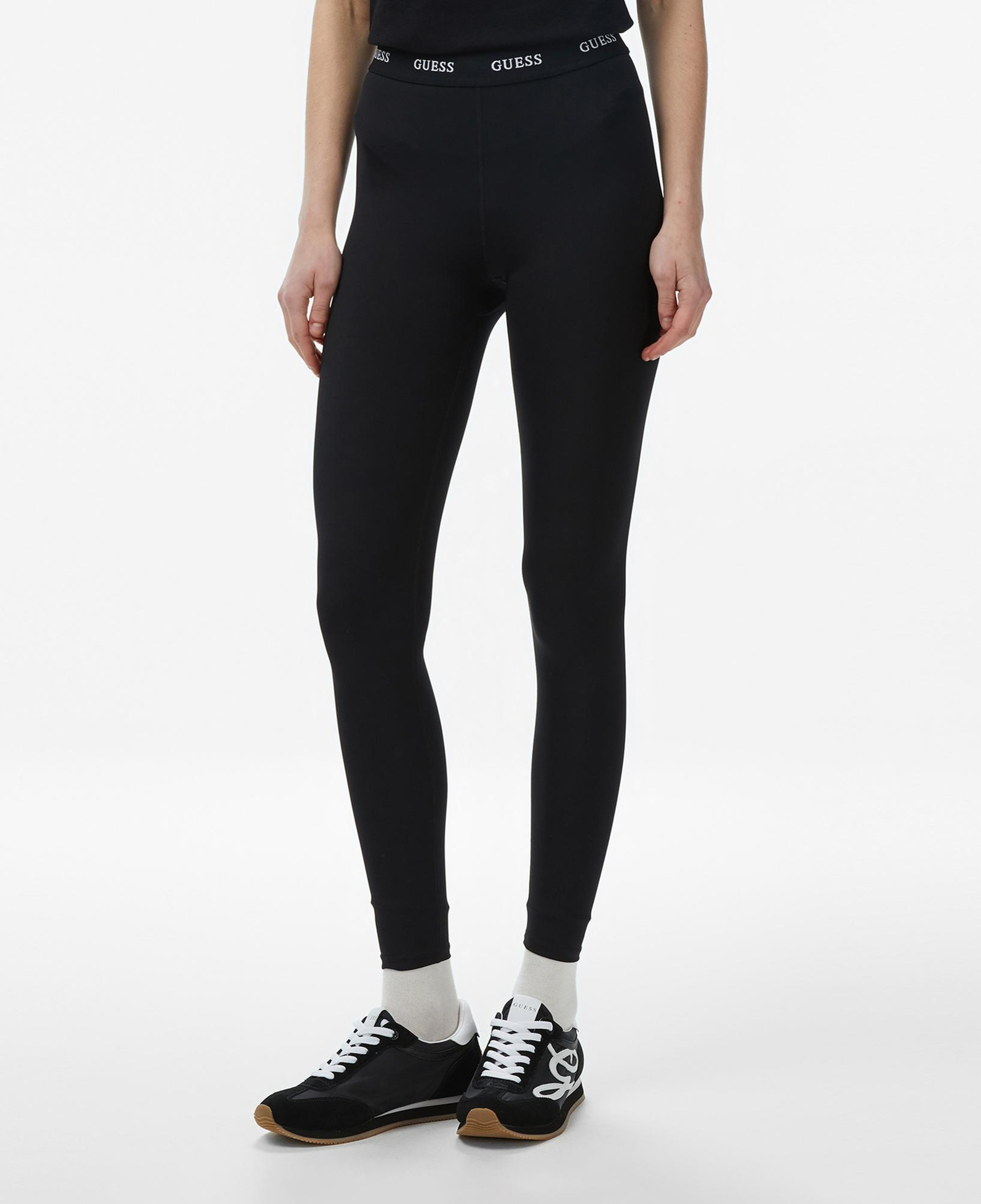 Guess Alba Aktif Kadın Siyah Tayt