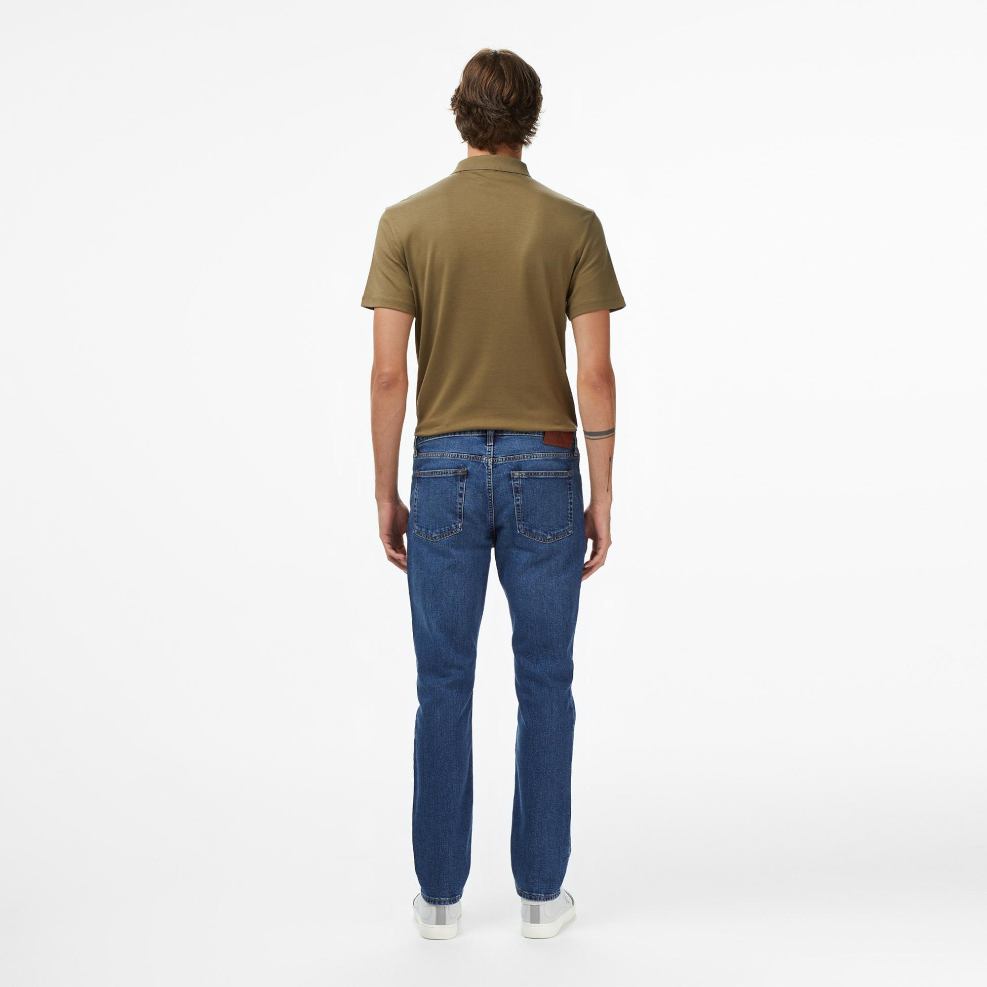 Calvin Klein Slim Hampton Erkek Mavi Jean
