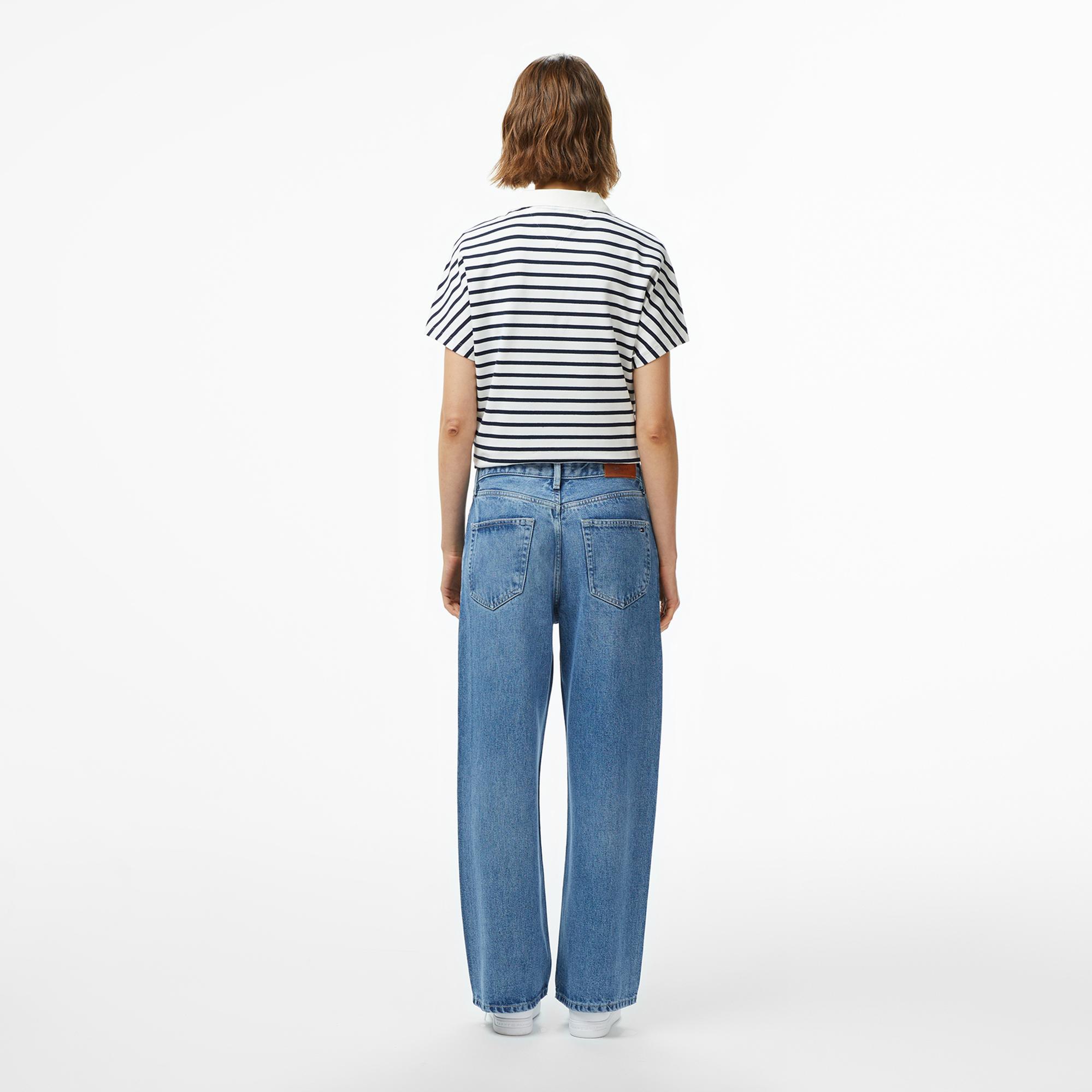 Tommy Hilfiger Denim Lana Loose Kadın Mavi Jean Pantolon