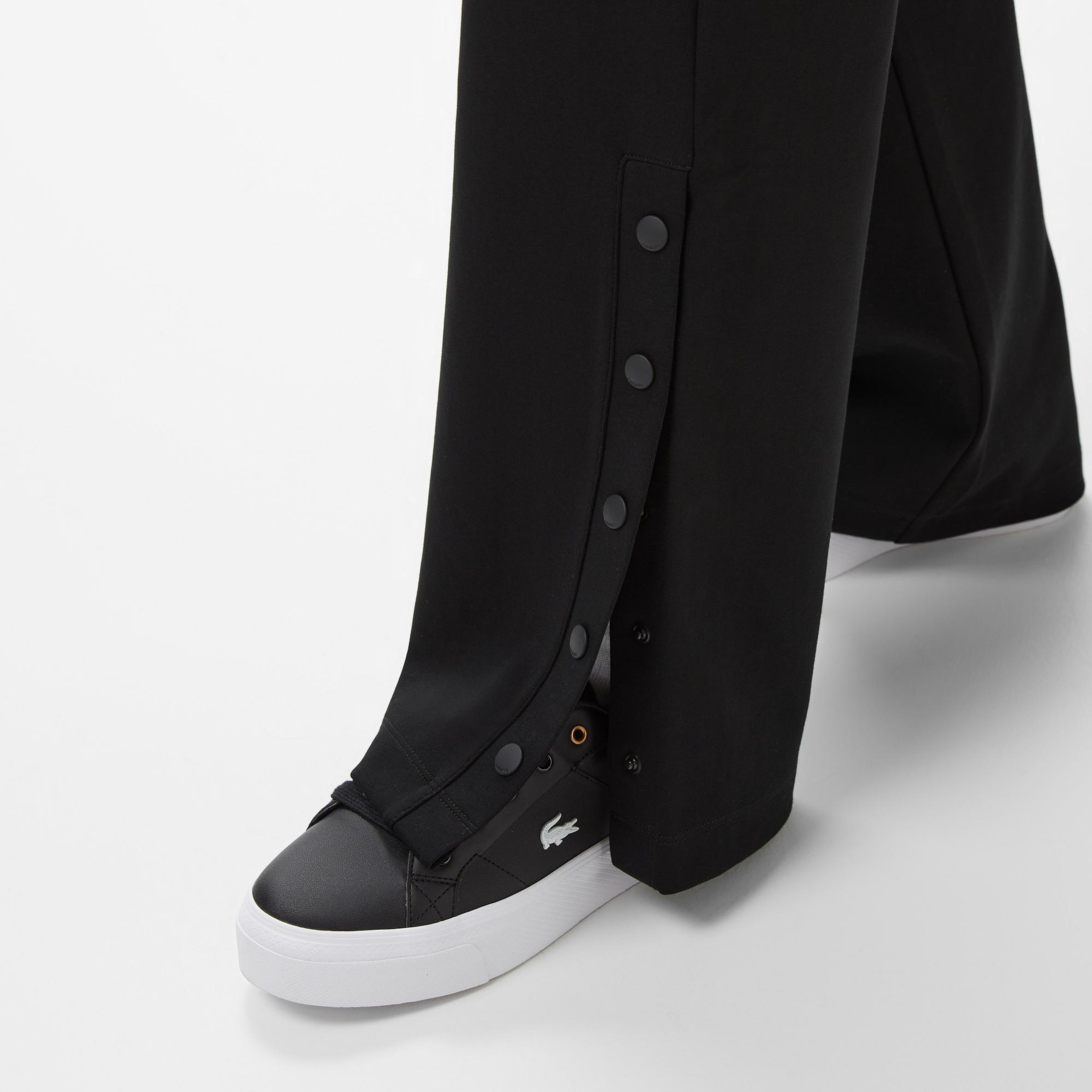 Lacoste Kadın Straight Fit Siyah Eşofman Altı