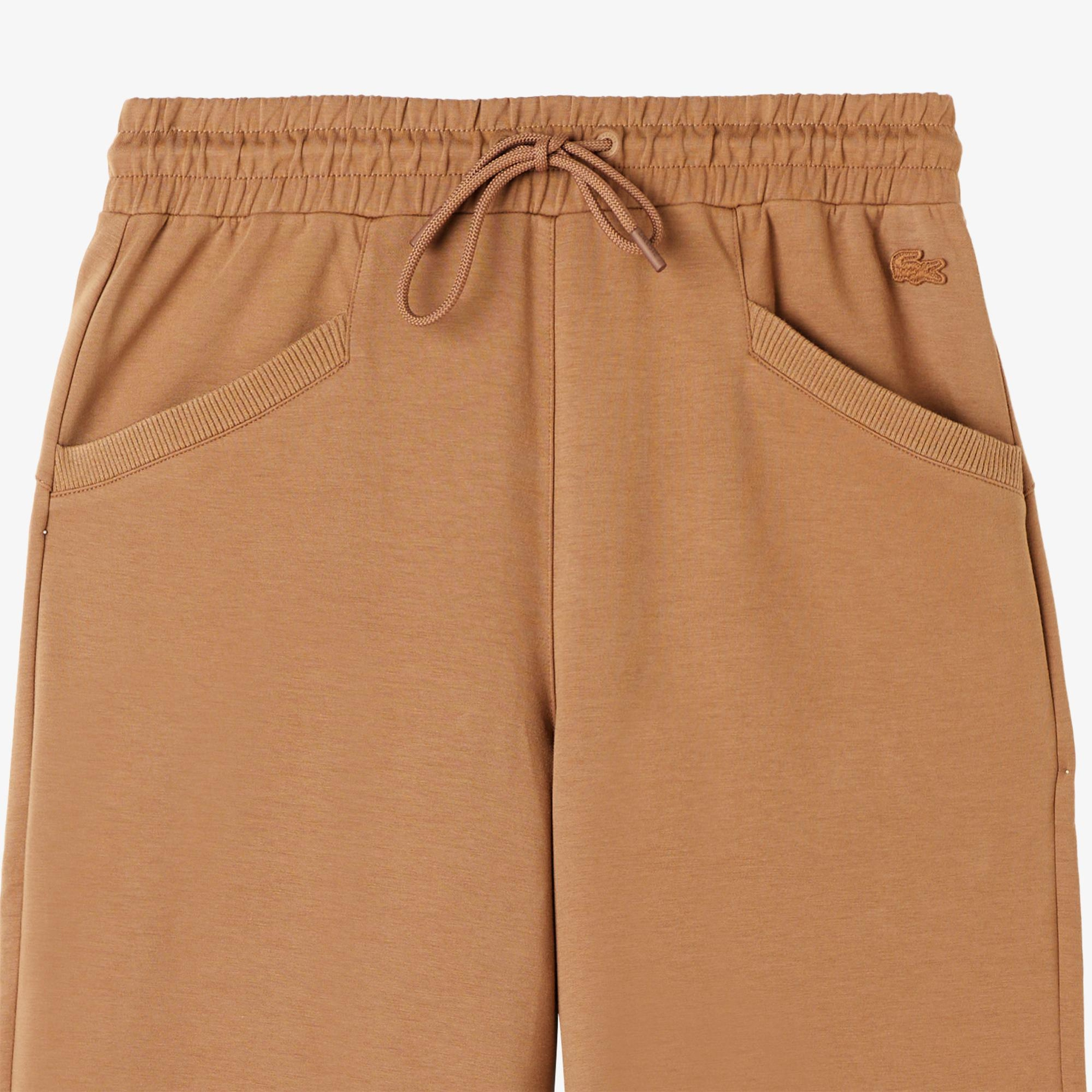 Lacoste Kadın Straight Fit Açık Kahverengi Eşofman Altı