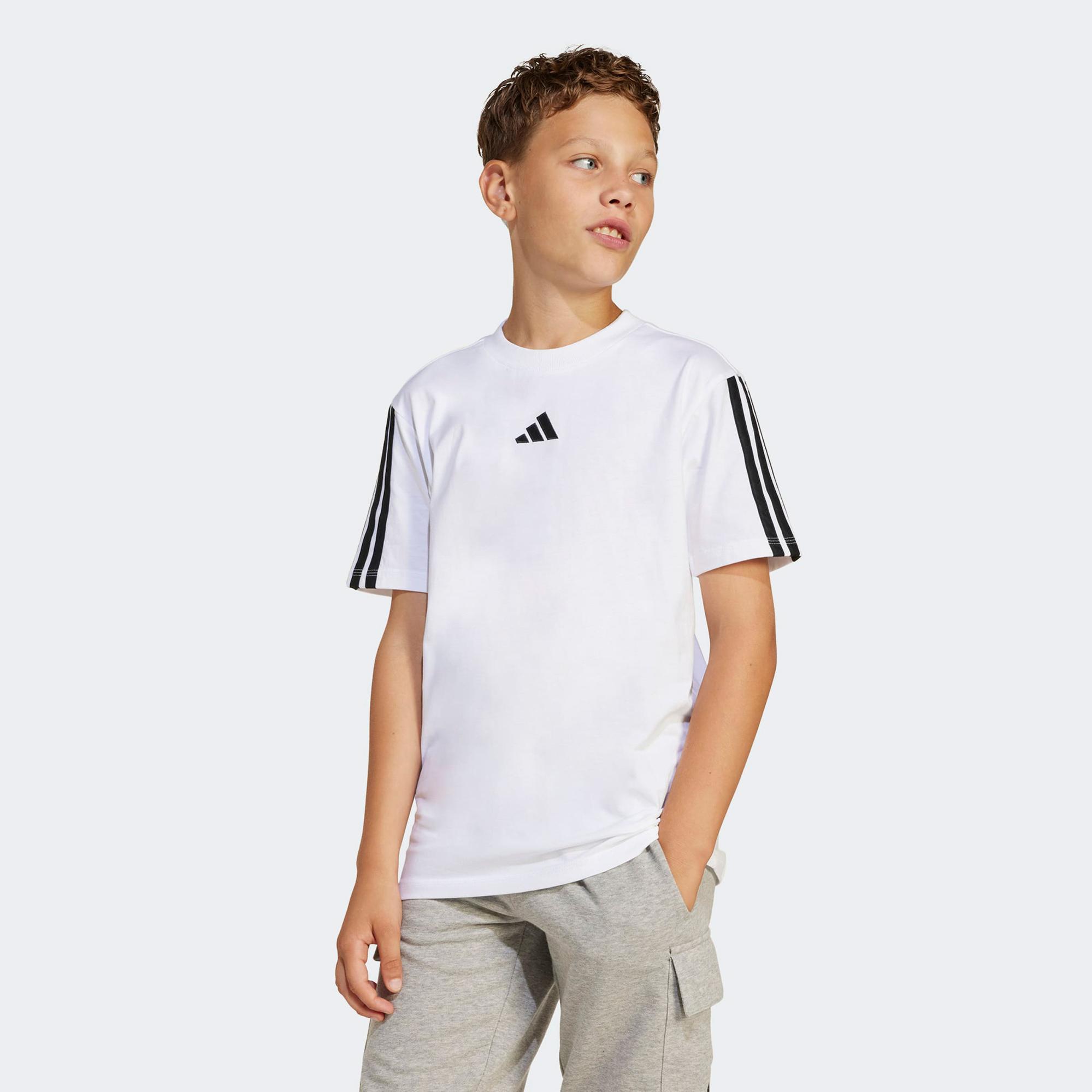 adidas Essentials Çocuk Beyaz T-Shirt