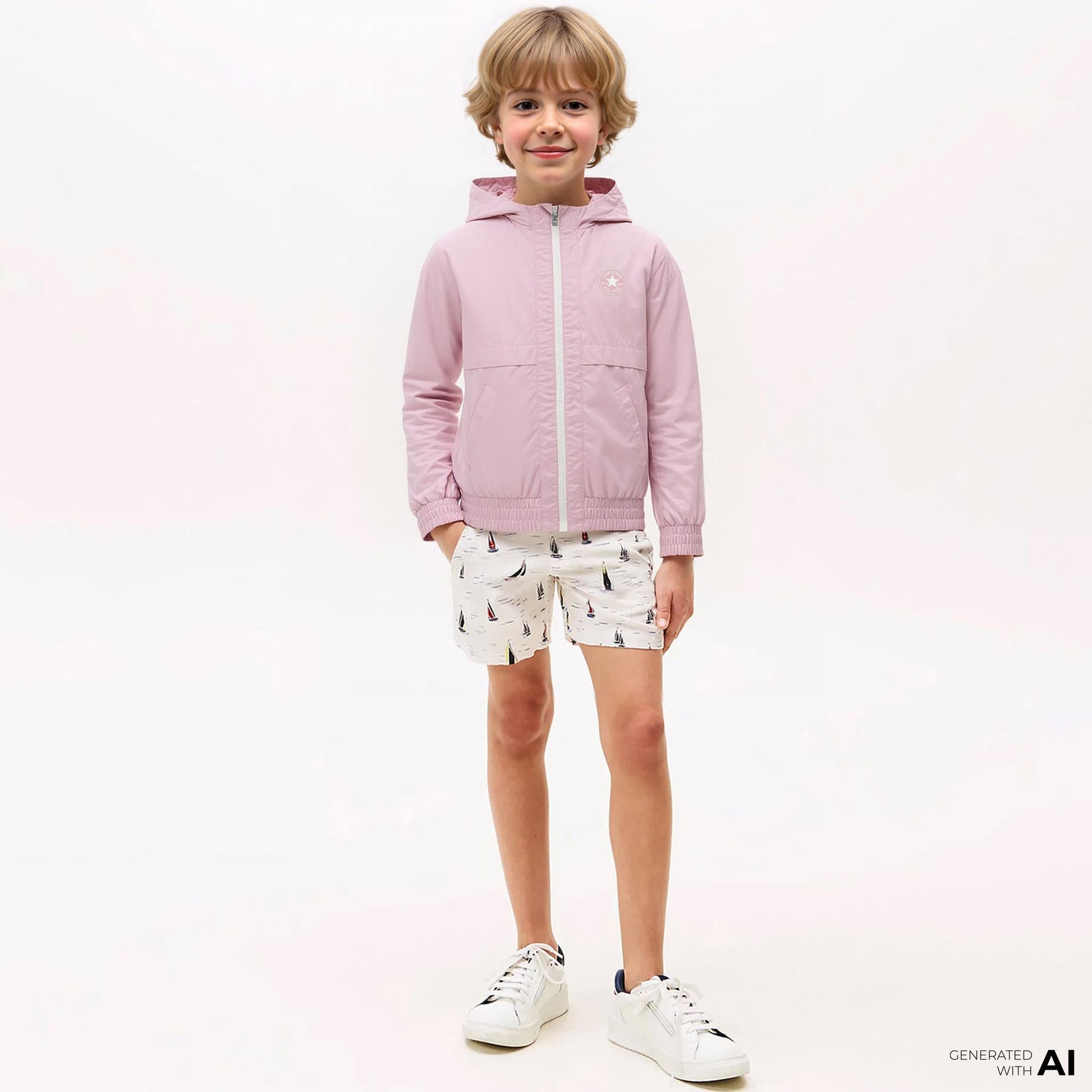 Converse Çocuk Pembe Yağmurluk