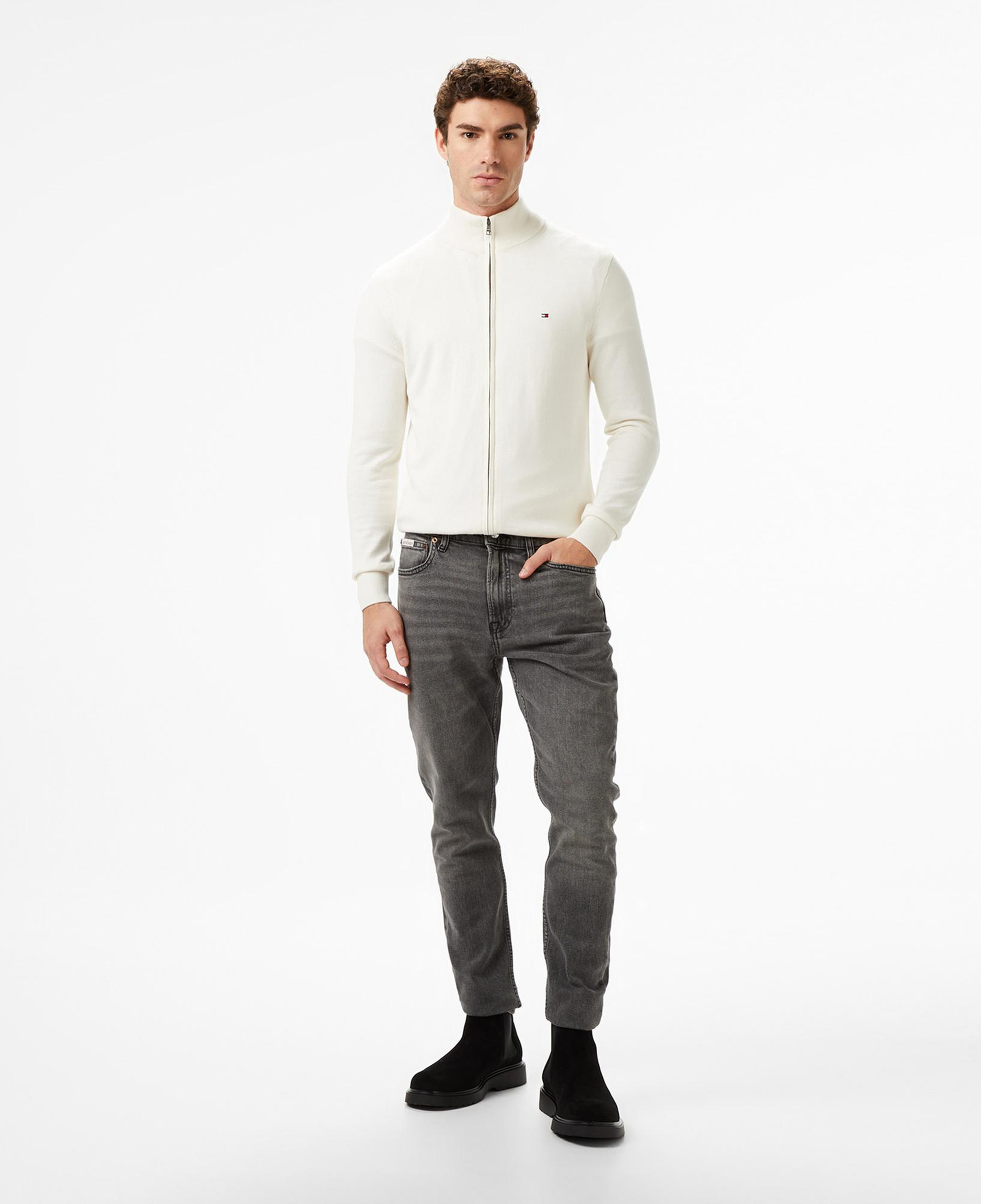 Calvin Klein Slim Taper Hearst Erkek Gri Jean