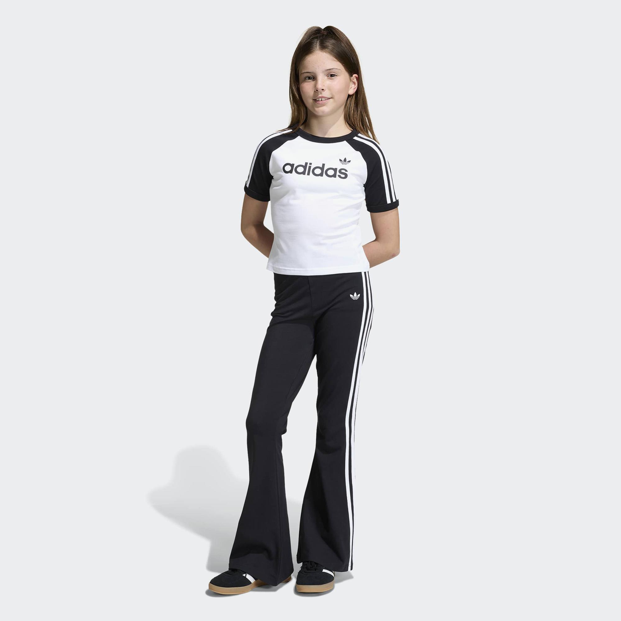 adidas 3-Stripes Çocuk Siyah Tayt