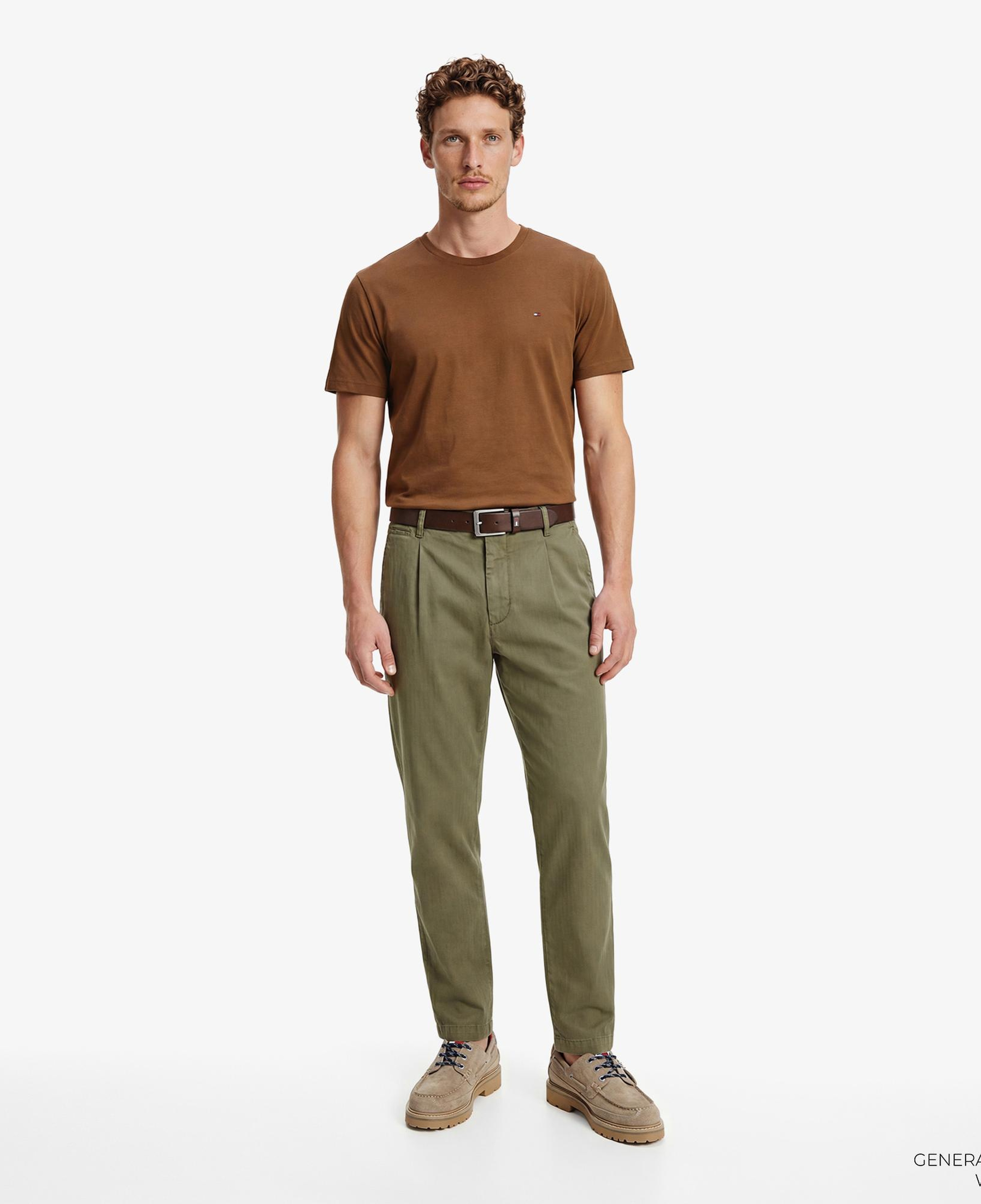 Tommy Hilfiger Core Essentials Erkek Kahverengi T-Shirt