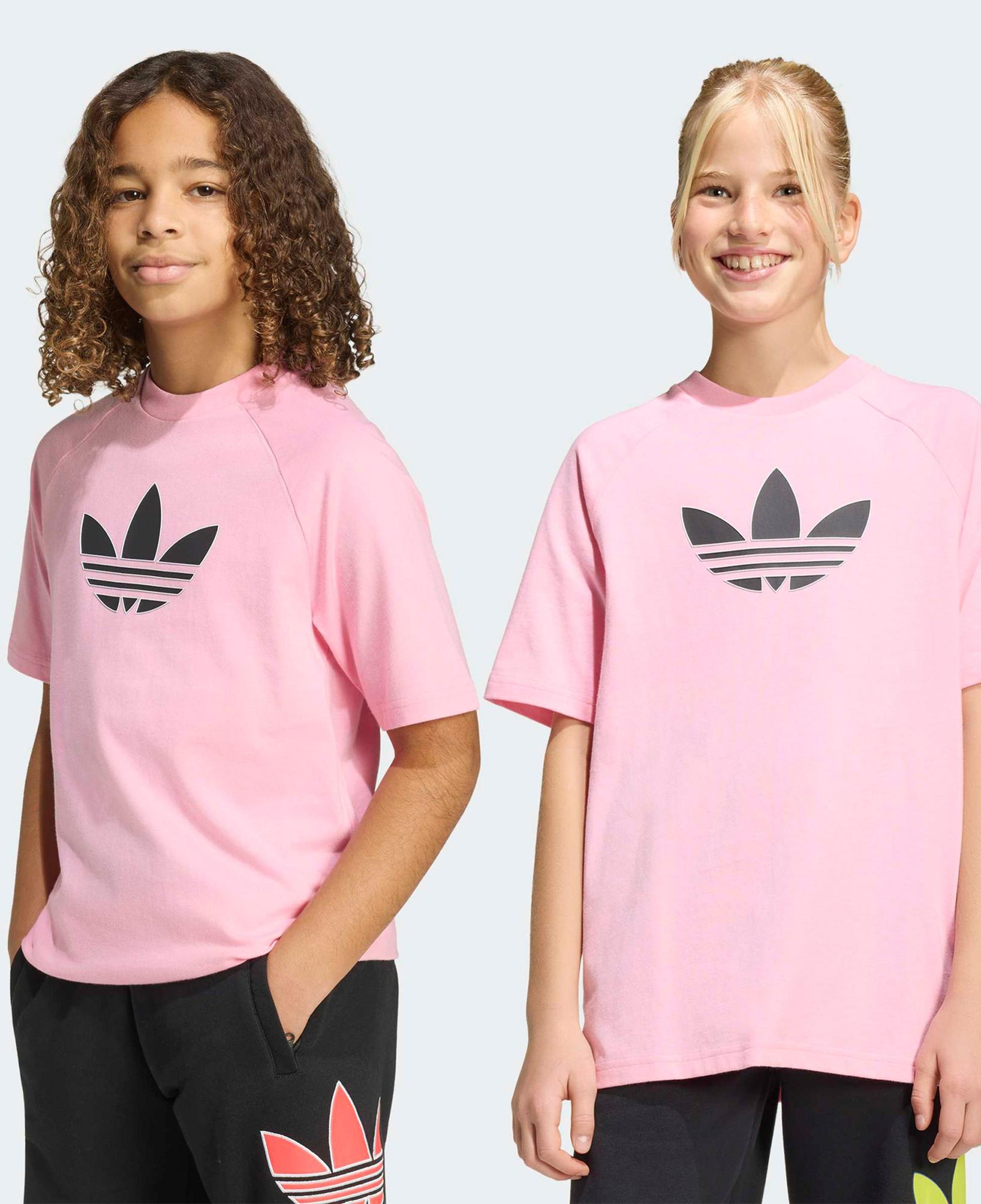 adidas Graphic Trefoil Çocuk Pembe T-Shirt