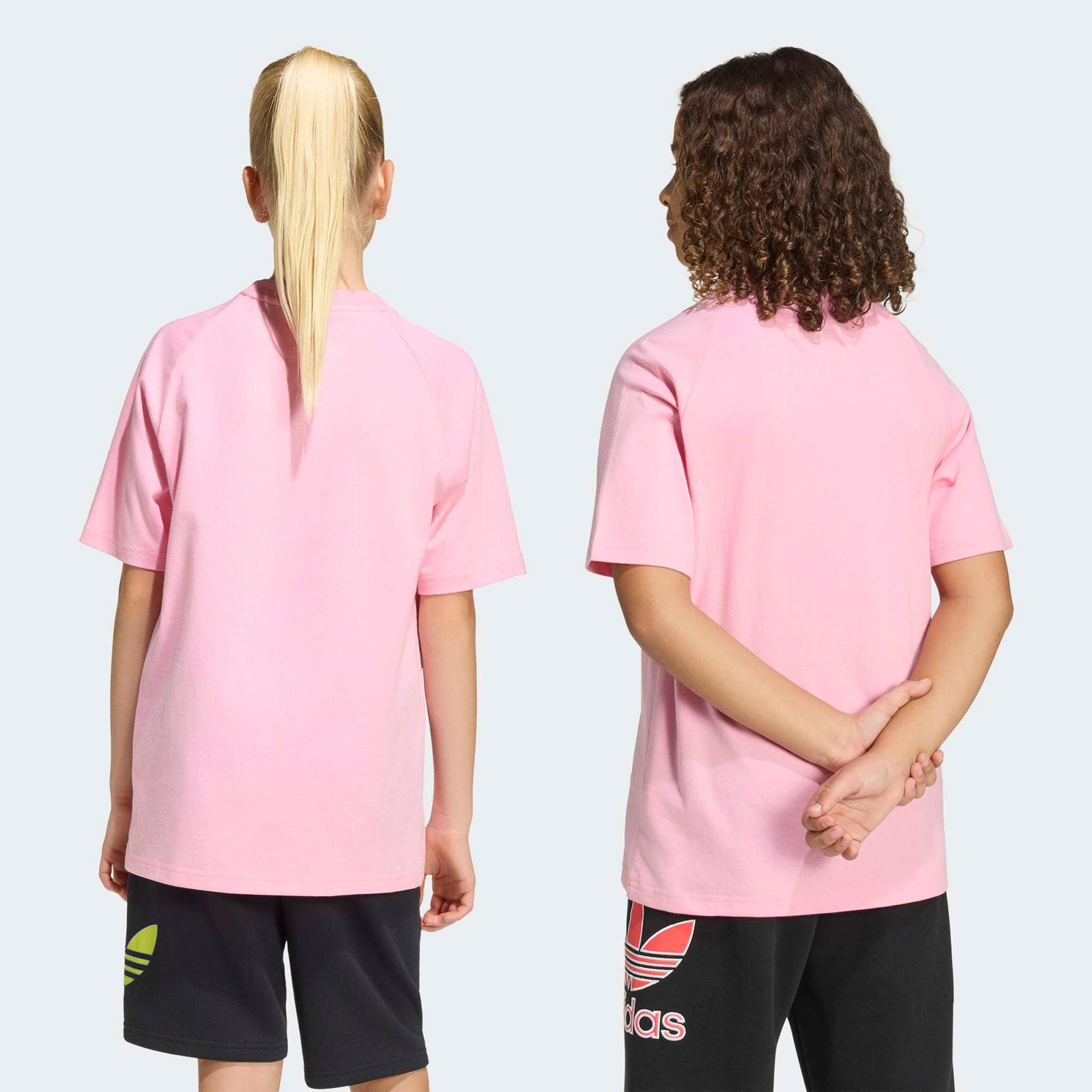 adidas Graphic Trefoil Çocuk Pembe T-Shirt