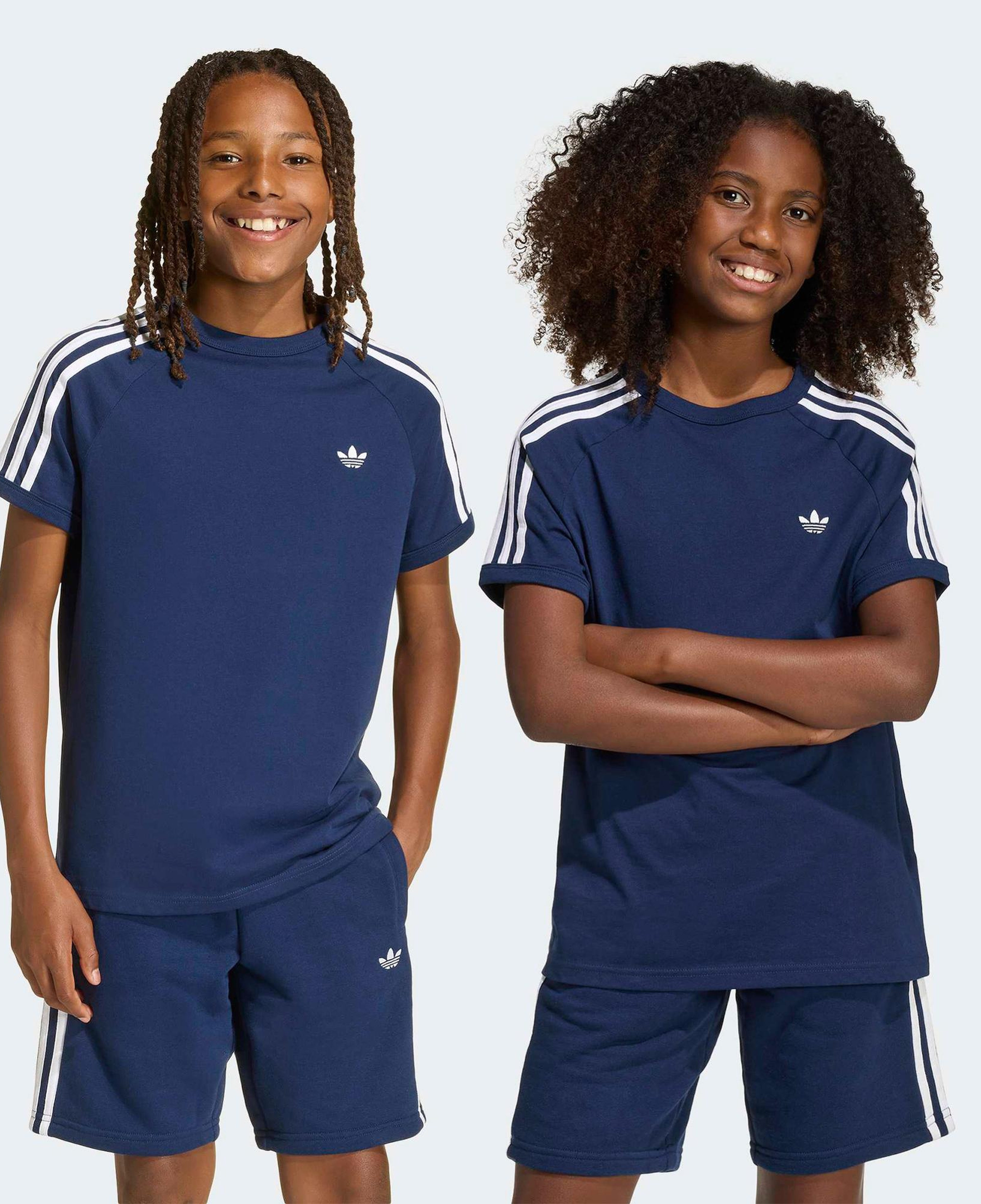 adidas 3-Stripes Çocuk Lacivert T-Shirt