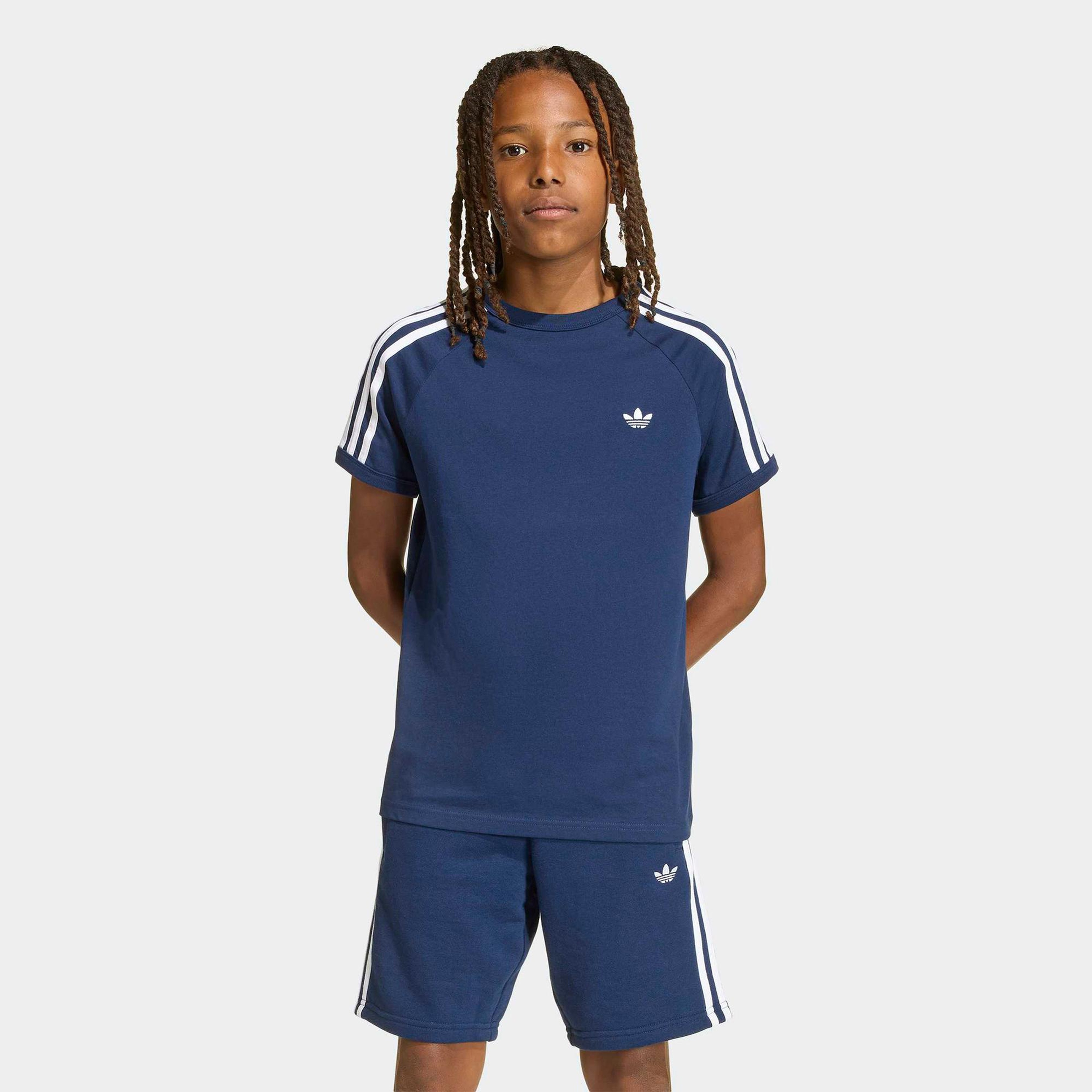 adidas 3-Stripes Çocuk Lacivert T-Shirt