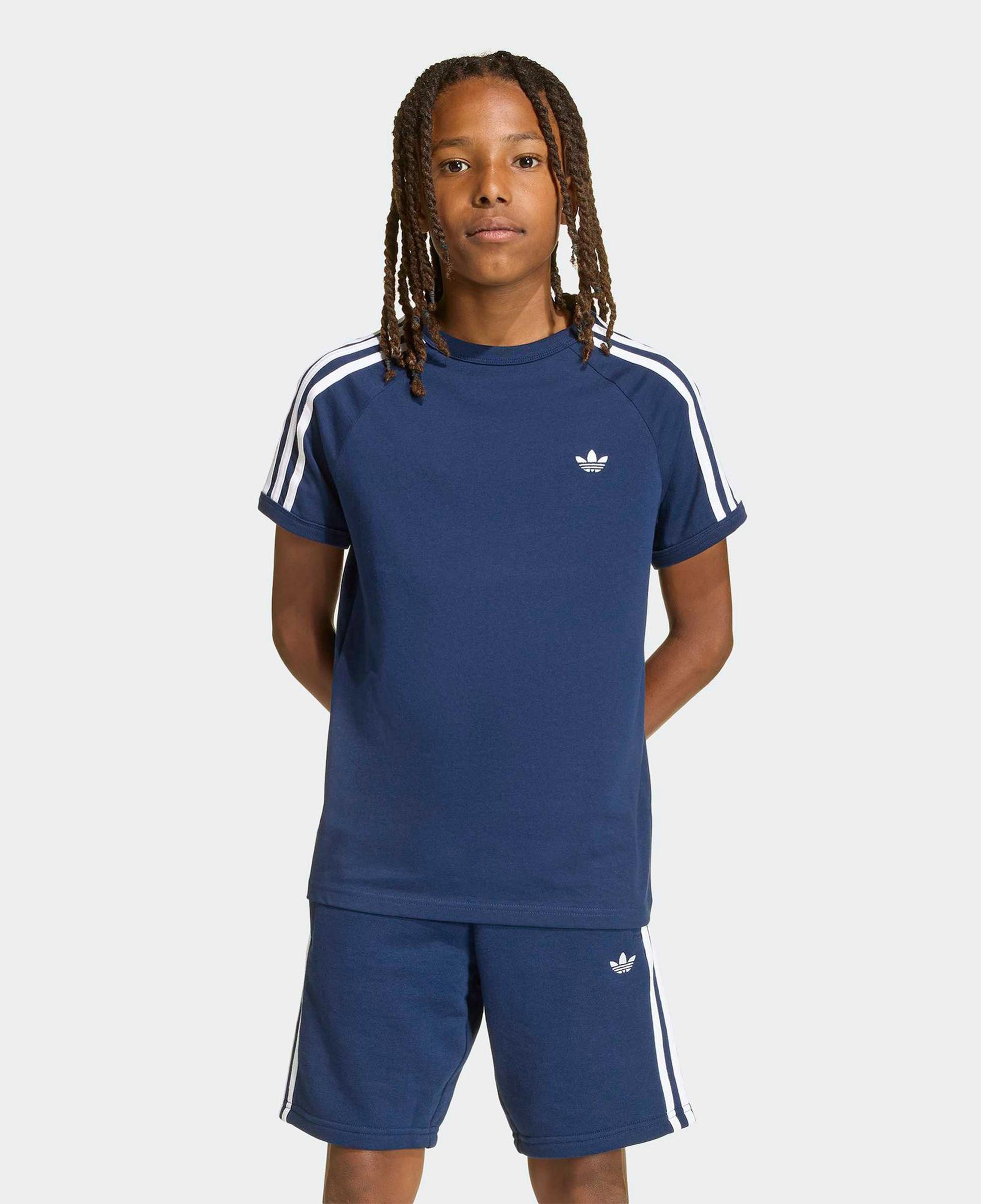 adidas 3-Stripes Çocuk Lacivert T-Shirt