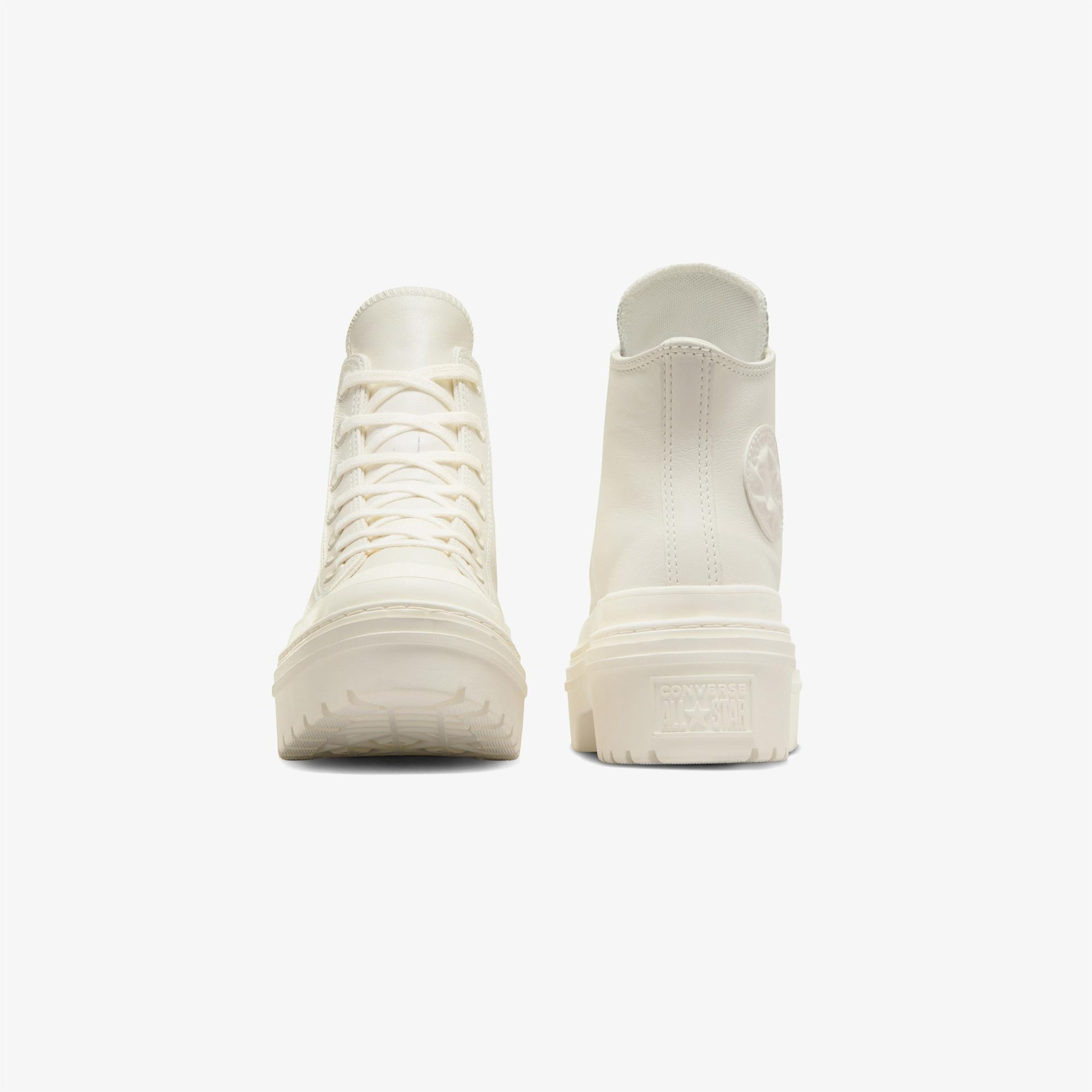 Converse Chuck Taylor All Star Lugged Heel Kadın Bej Deri Platform Bot