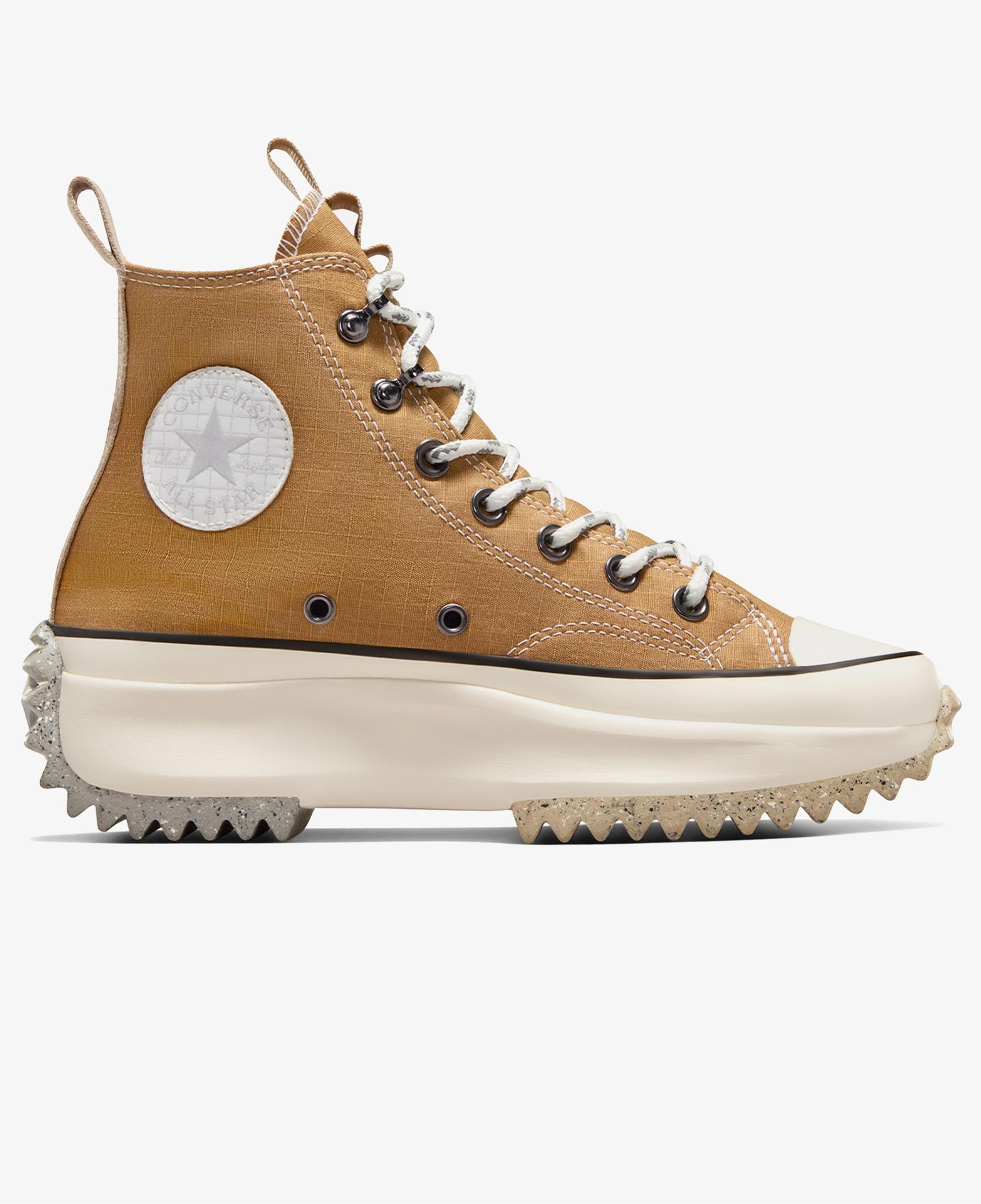 Converse Run Star Hike Grid Unisex Kahverengi Platform Sneaker