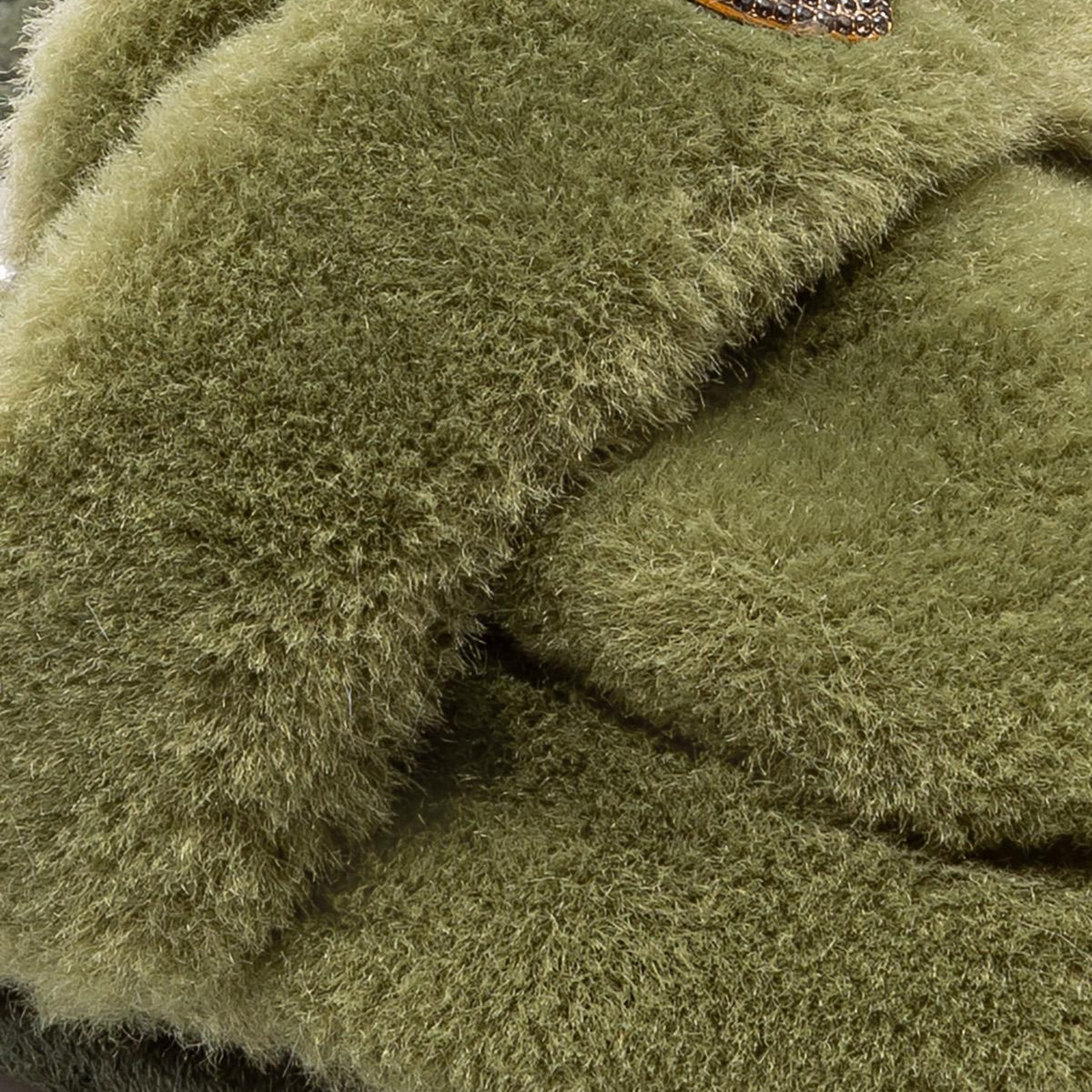 Mammy Peluş Kadın Ev Terliği Yeşil 37/41