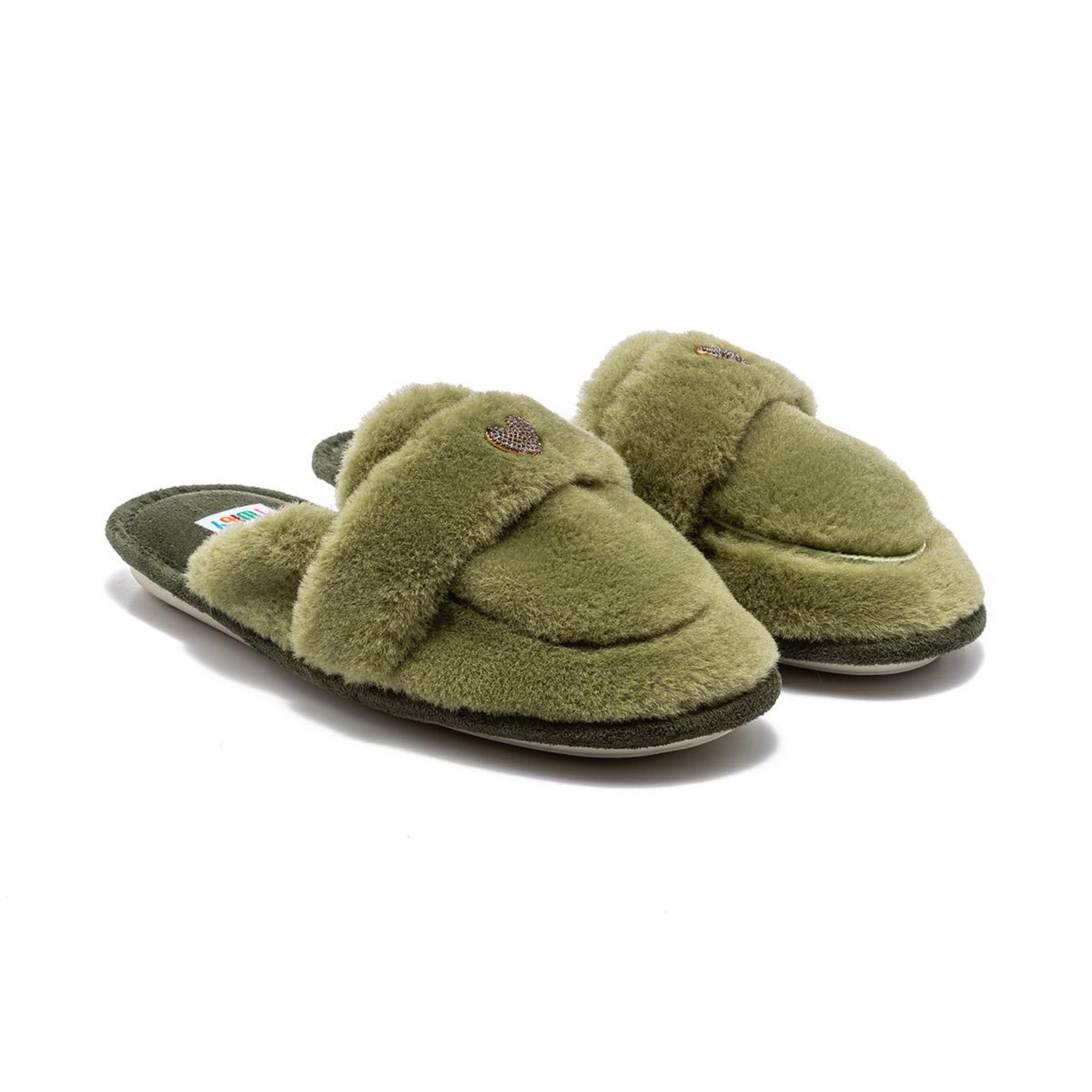 Mammy Peluş Kadın Ev Terliği Yeşil 37/41