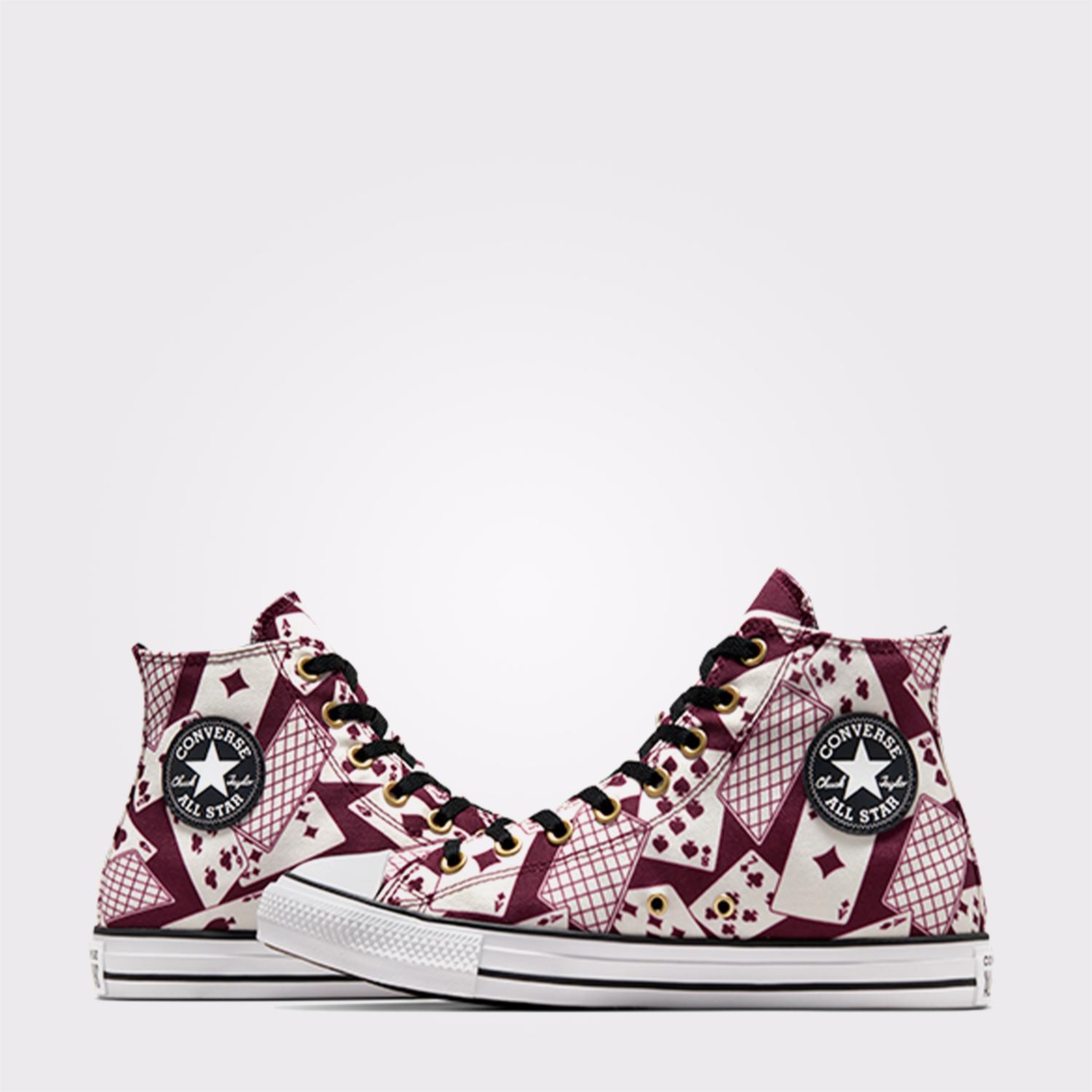 Converse Chuck Taylor All Star Cards Unisex Bordo Sneaker
