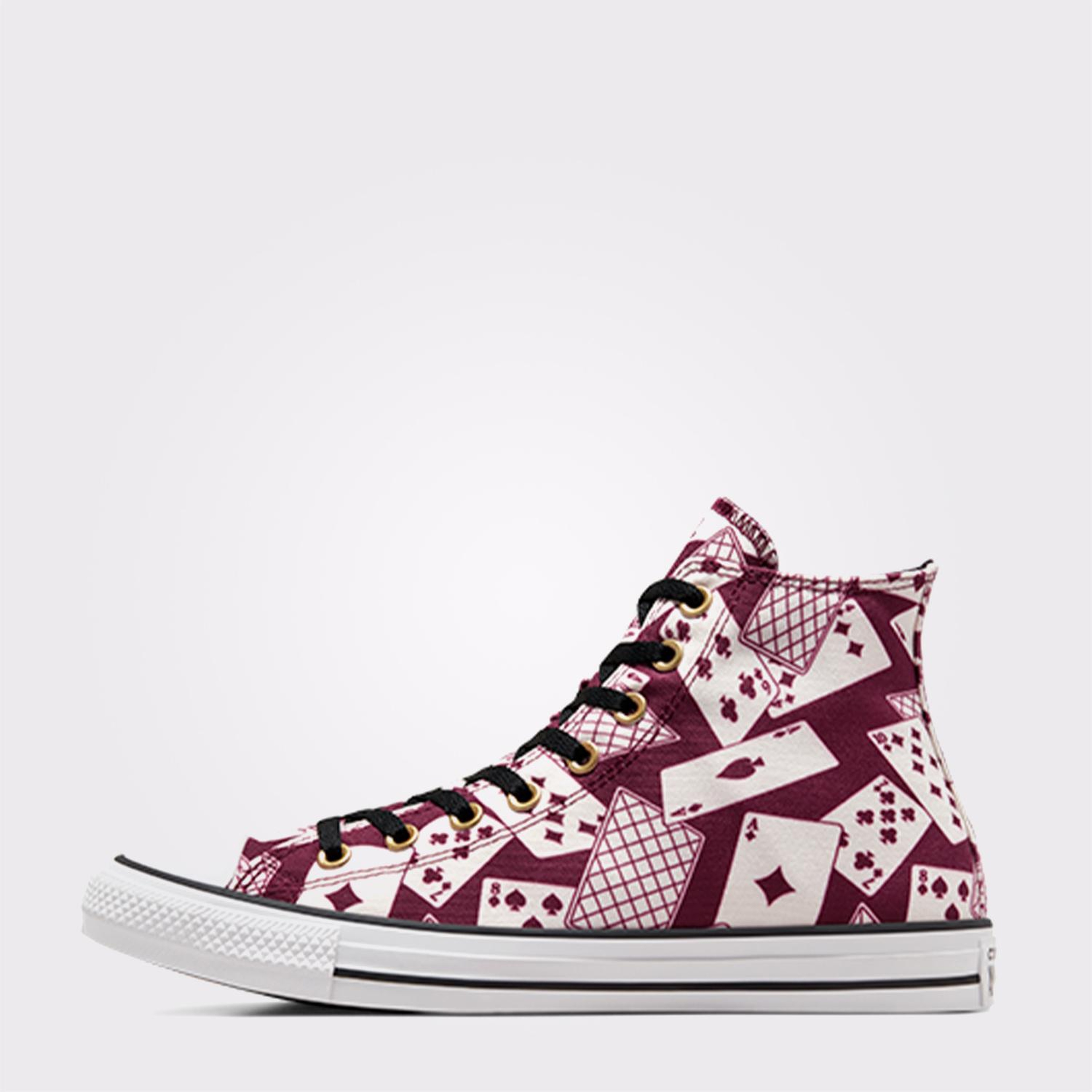 Converse Chuck Taylor All Star Cards Unisex Bordo Sneaker