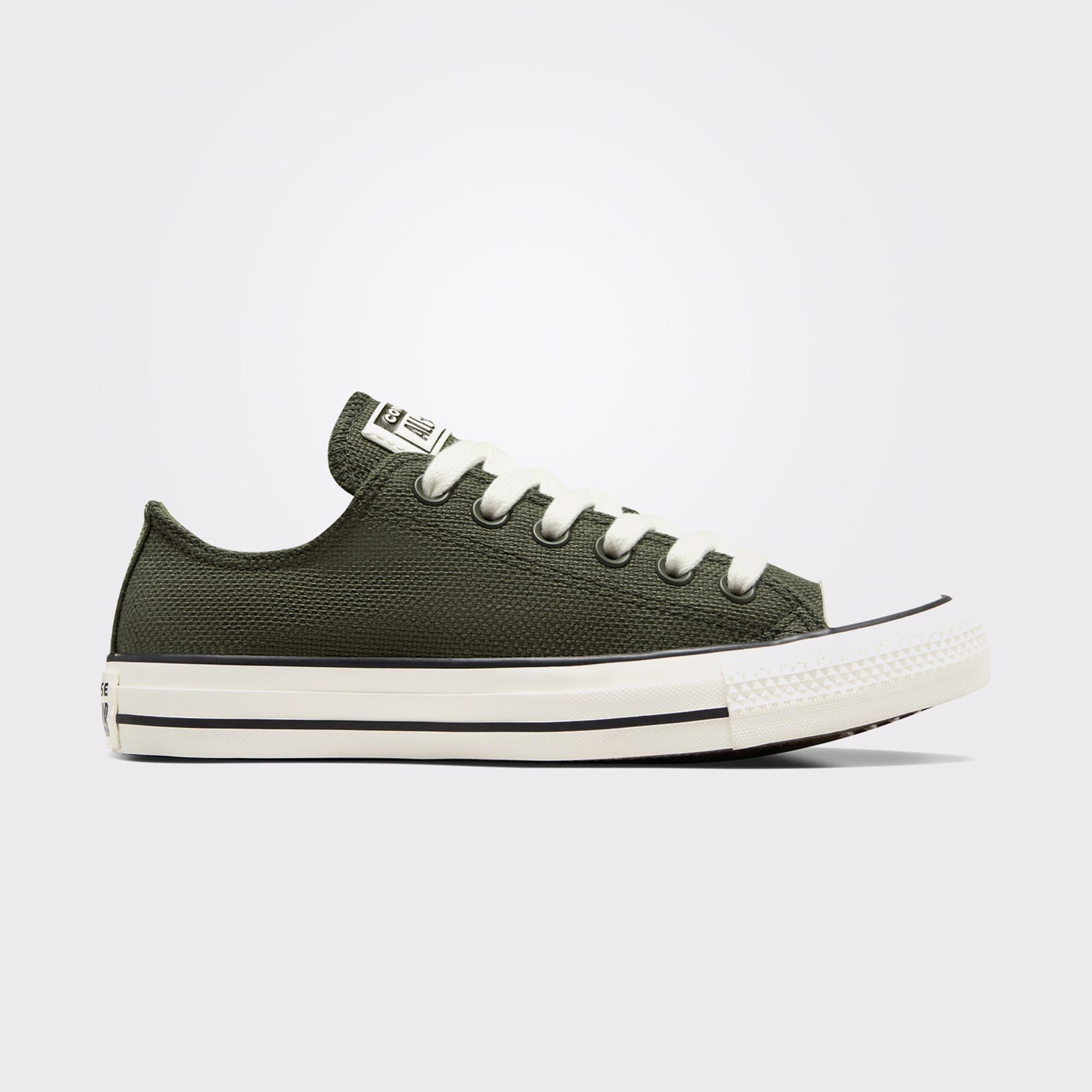 Converse Chuck Taylor All Star Canvas & Leather Kadın Haki Sneaker