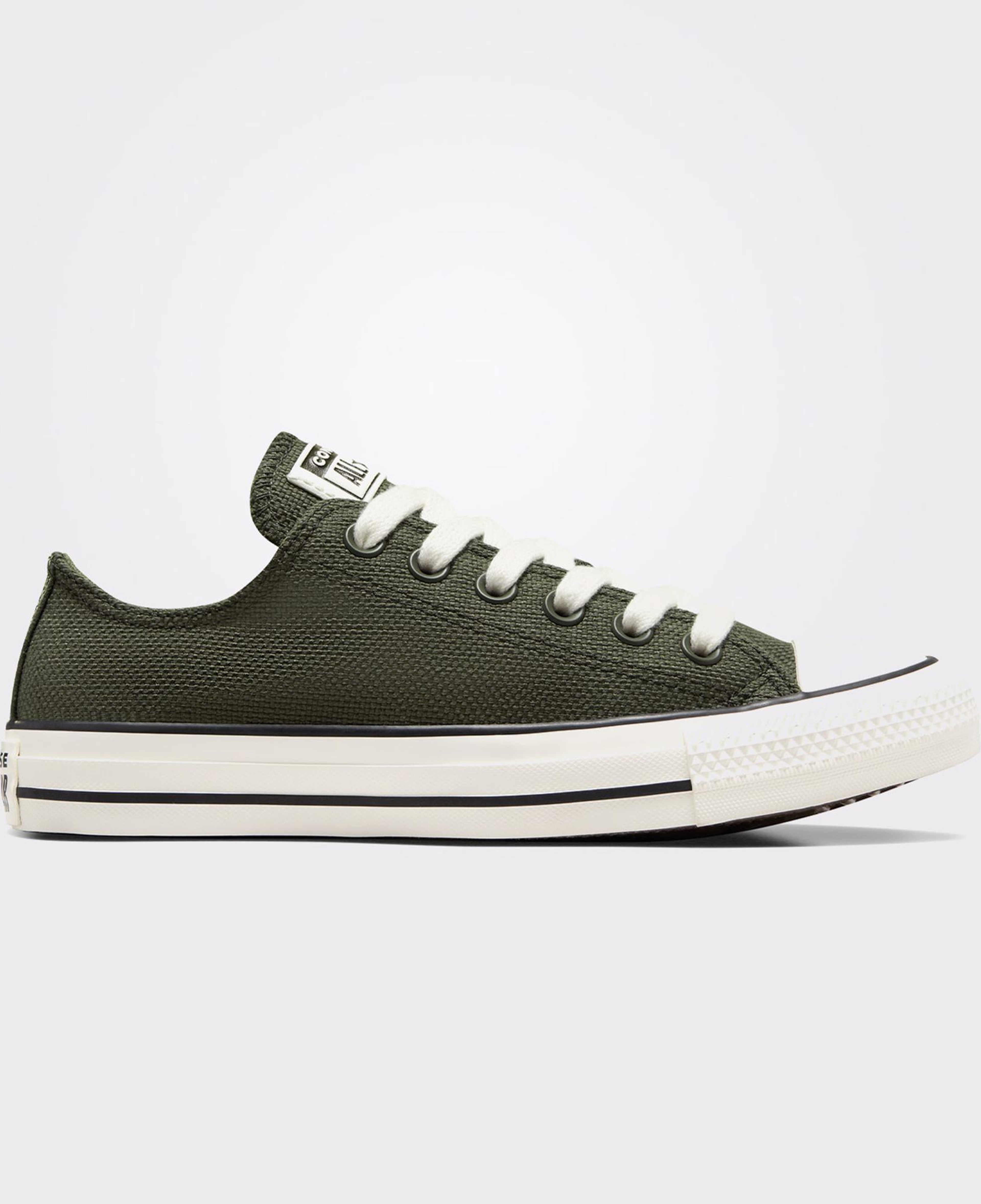 Converse Chuck Taylor All Star Canvas & Leather Kadın Haki Sneaker