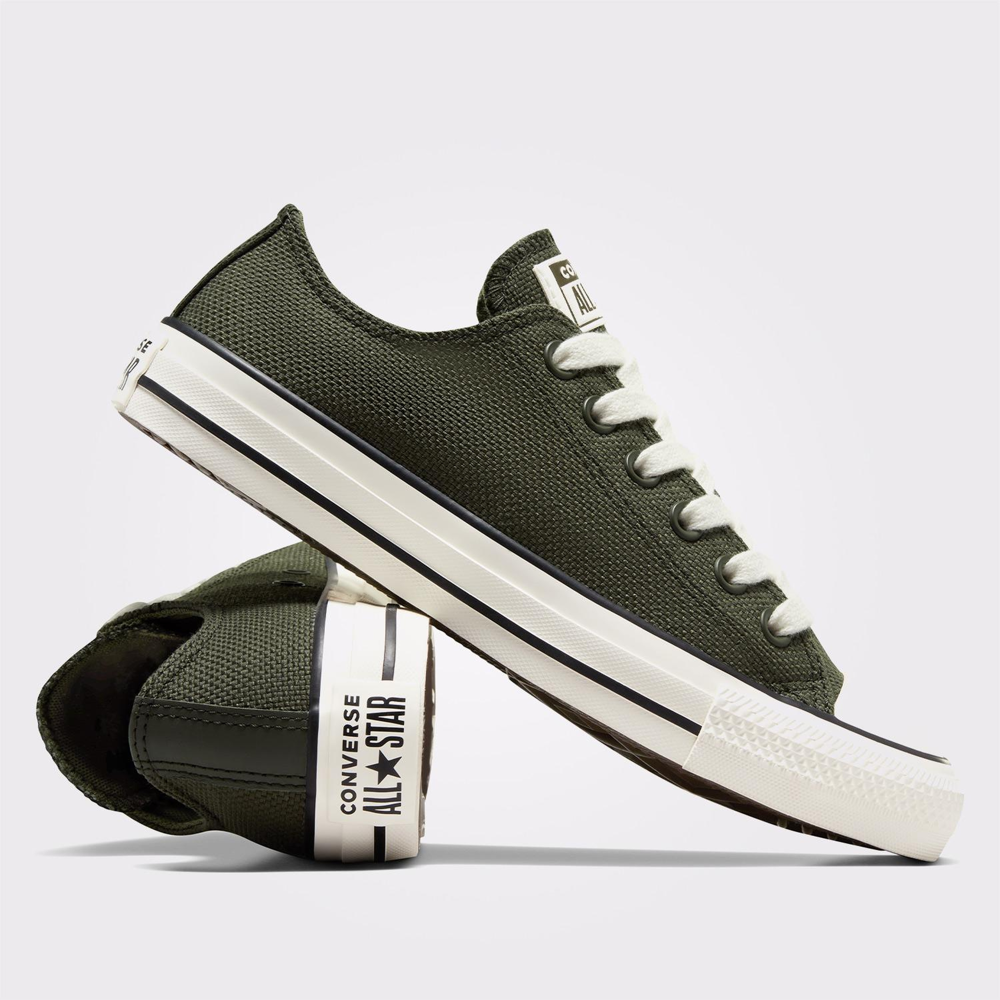 Converse Chuck Taylor All Star Canvas & Leather Kadın Haki Sneaker