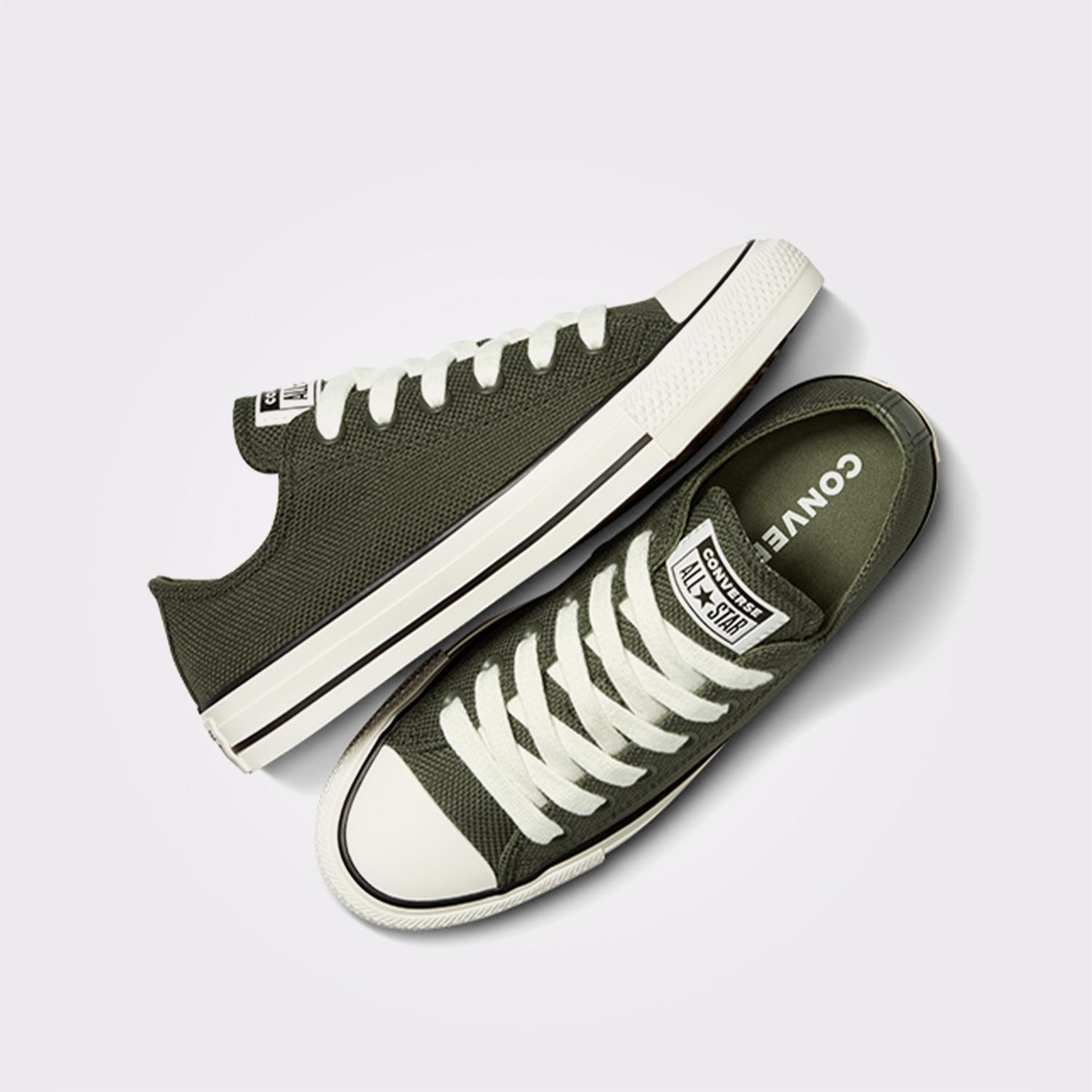 Converse Chuck Taylor All Star Canvas & Leather Kadın Haki Sneaker