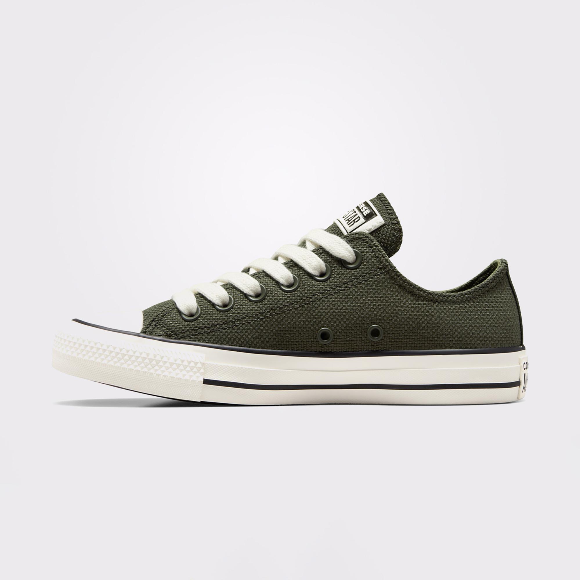 Converse Chuck Taylor All Star Canvas & Leather Kadın Haki Sneaker