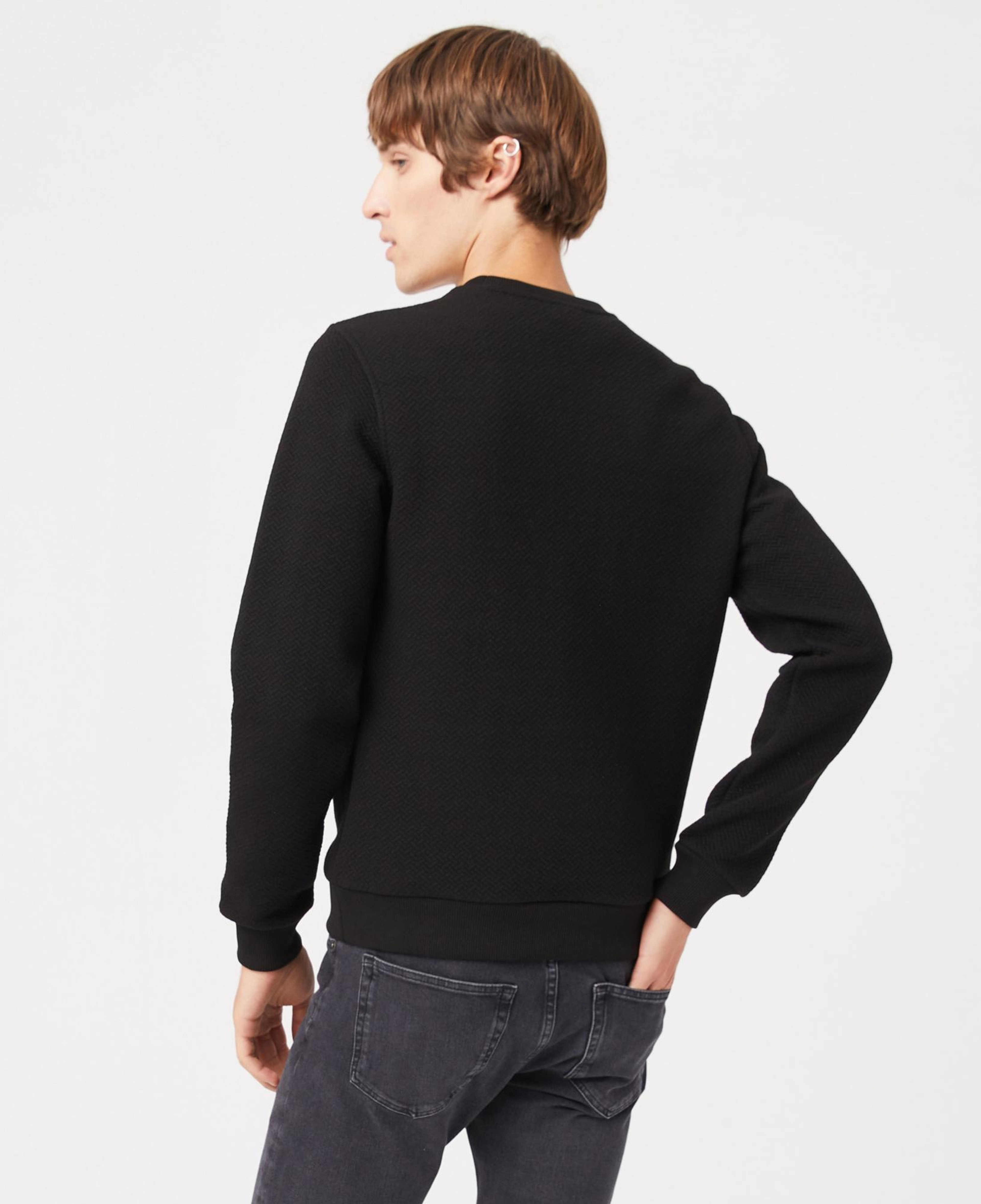 Lacoste Erkek Regular Fit Uzun Kollu Bisiklet Yaka Siyah T-Shirt