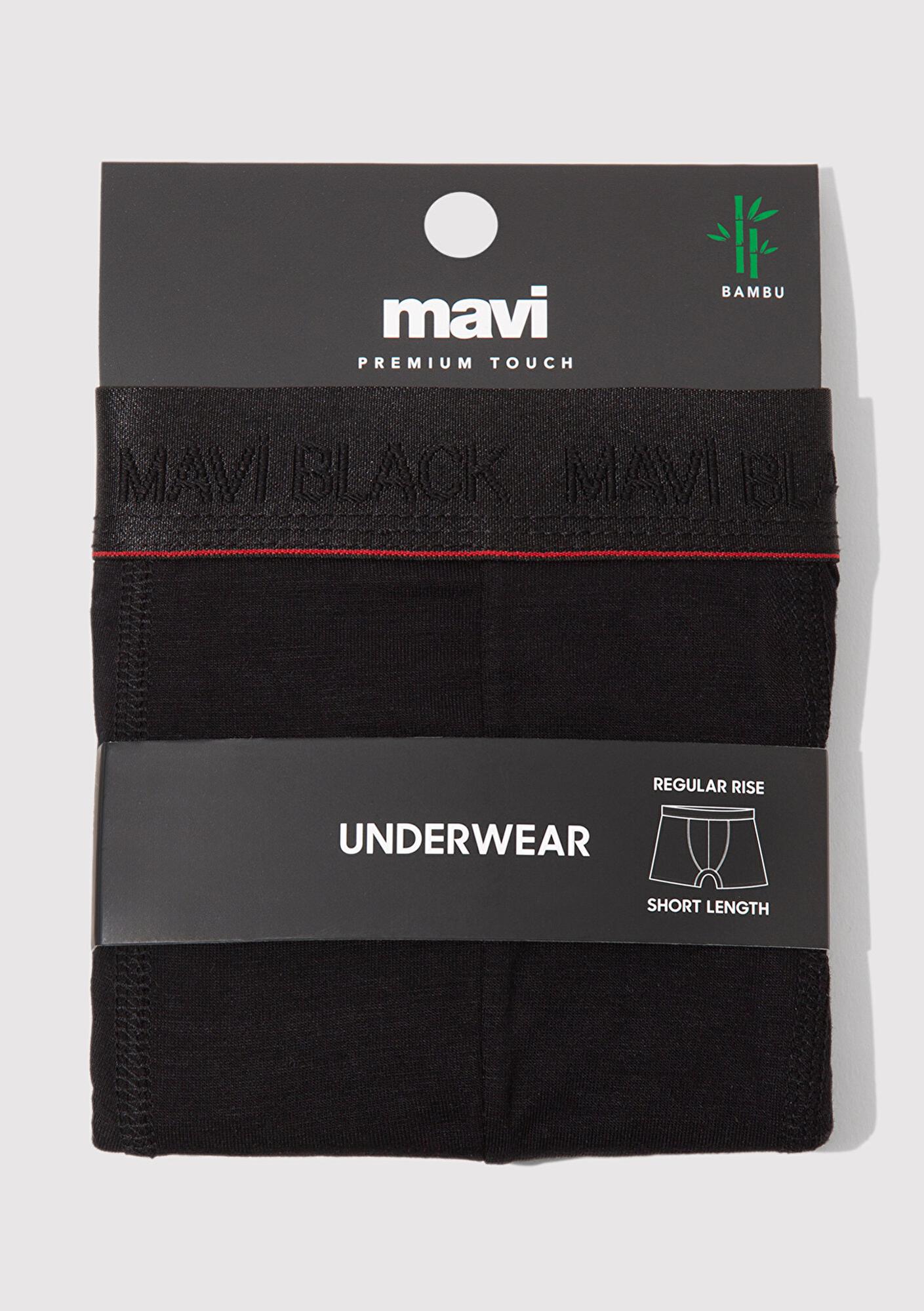 Mavi Siyah Basic Boxer 0912178-900