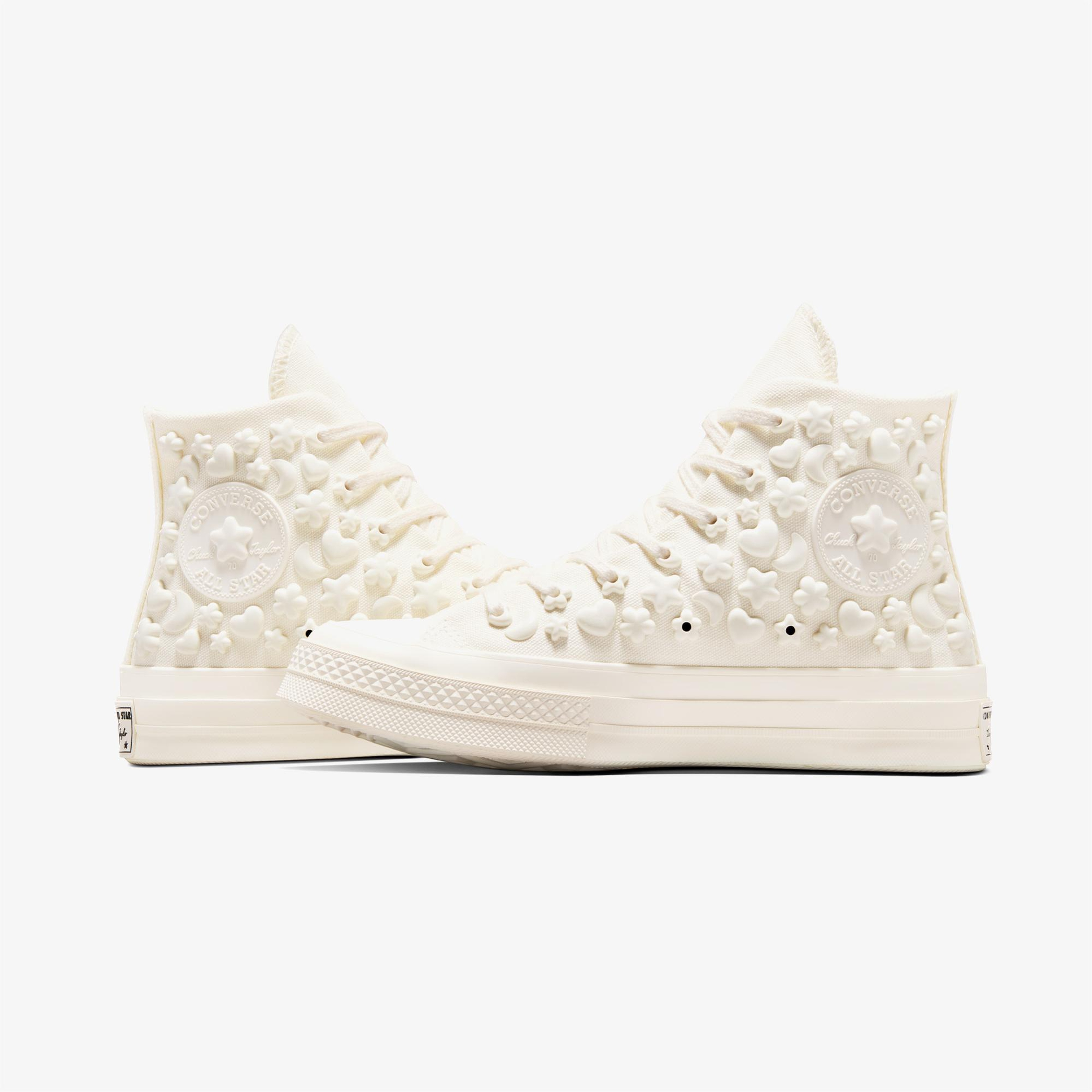 Converse Chuck 70 3D Charms Kadın Beyaz Sneaker