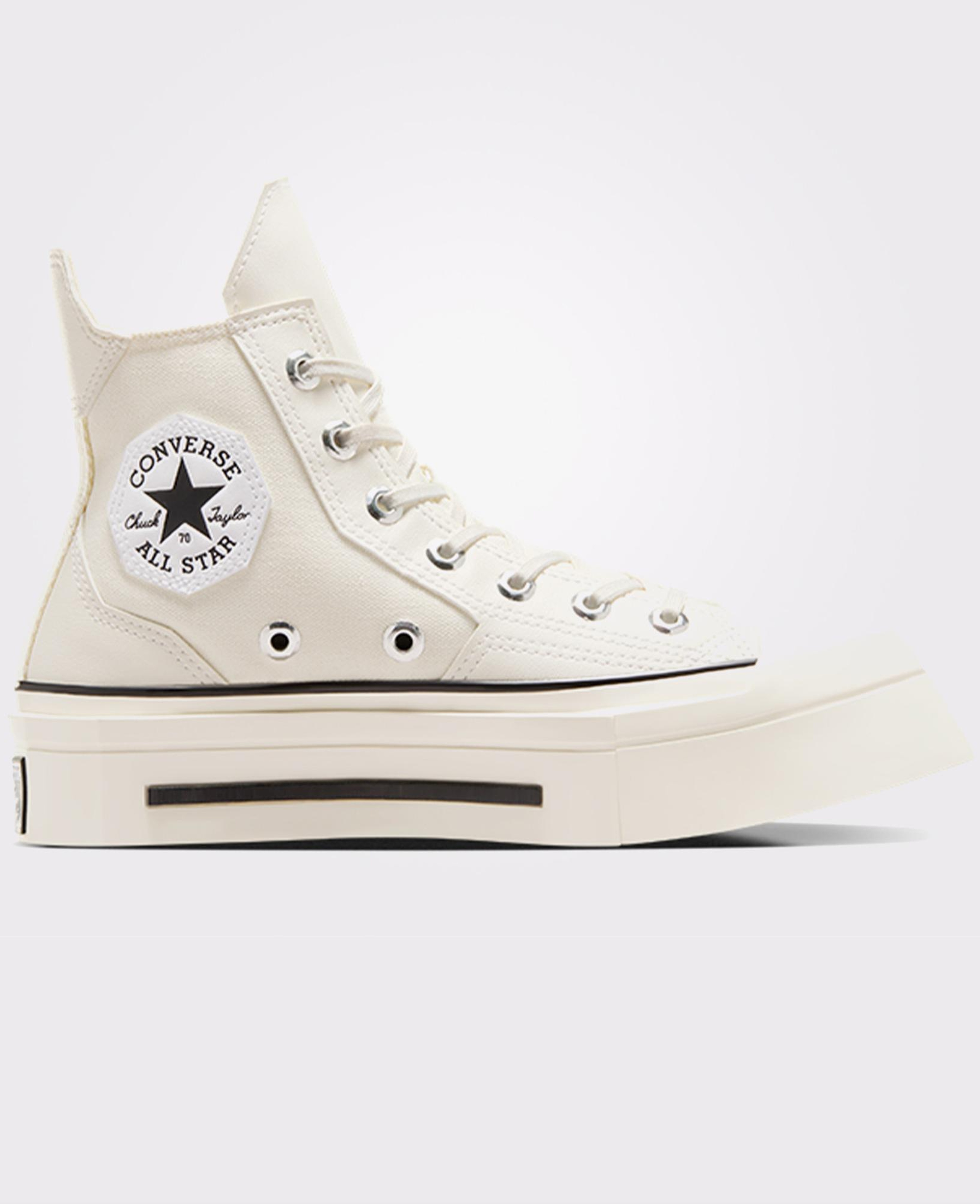 Converse Chuck 70 De Luxe Squared Unisex Krem Platform Sneaker