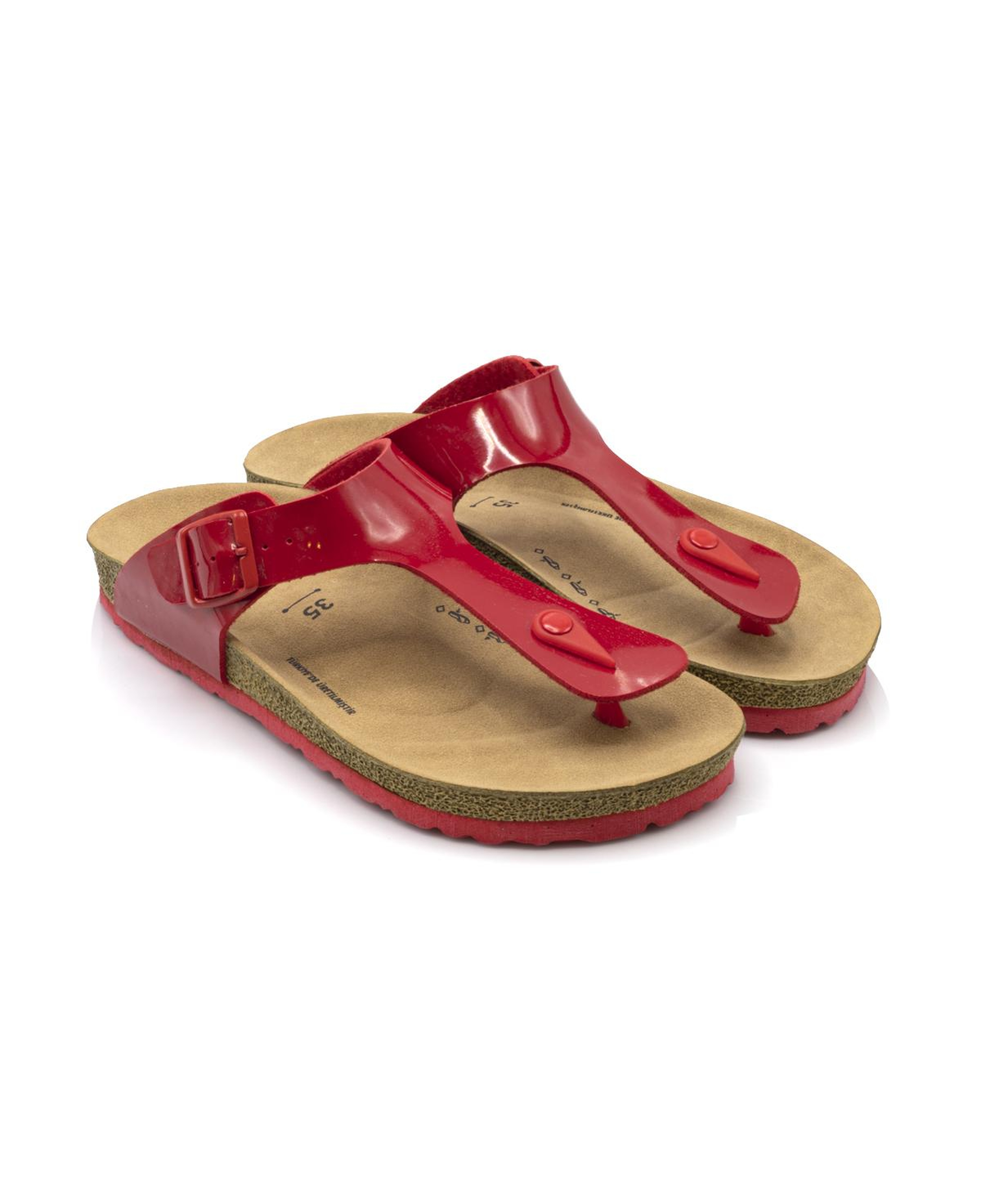 Hola Kadın Parmak Arası Terlik Kırmızı 35/40