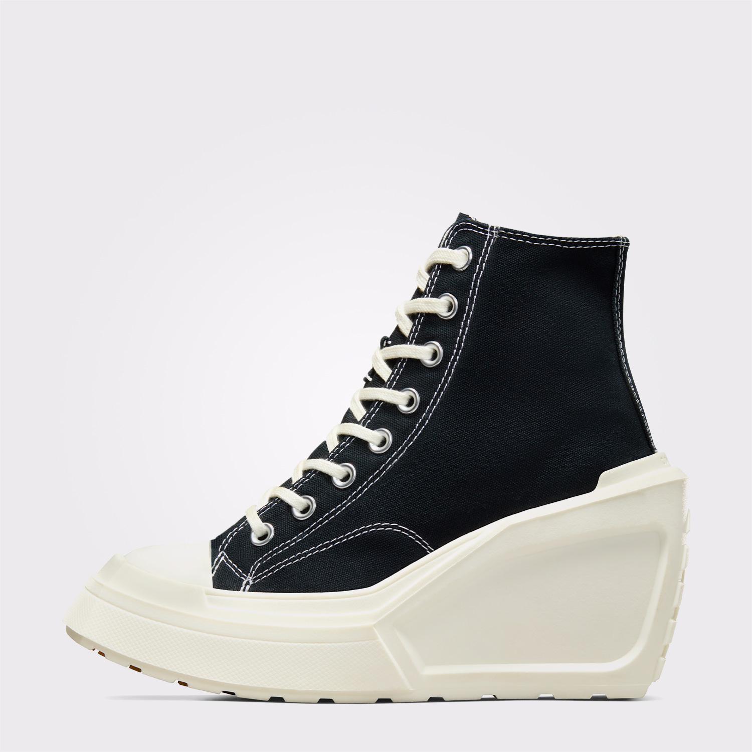 Converse Chuck 70 De Luxe Wedge Kadın Siyah Sneaker