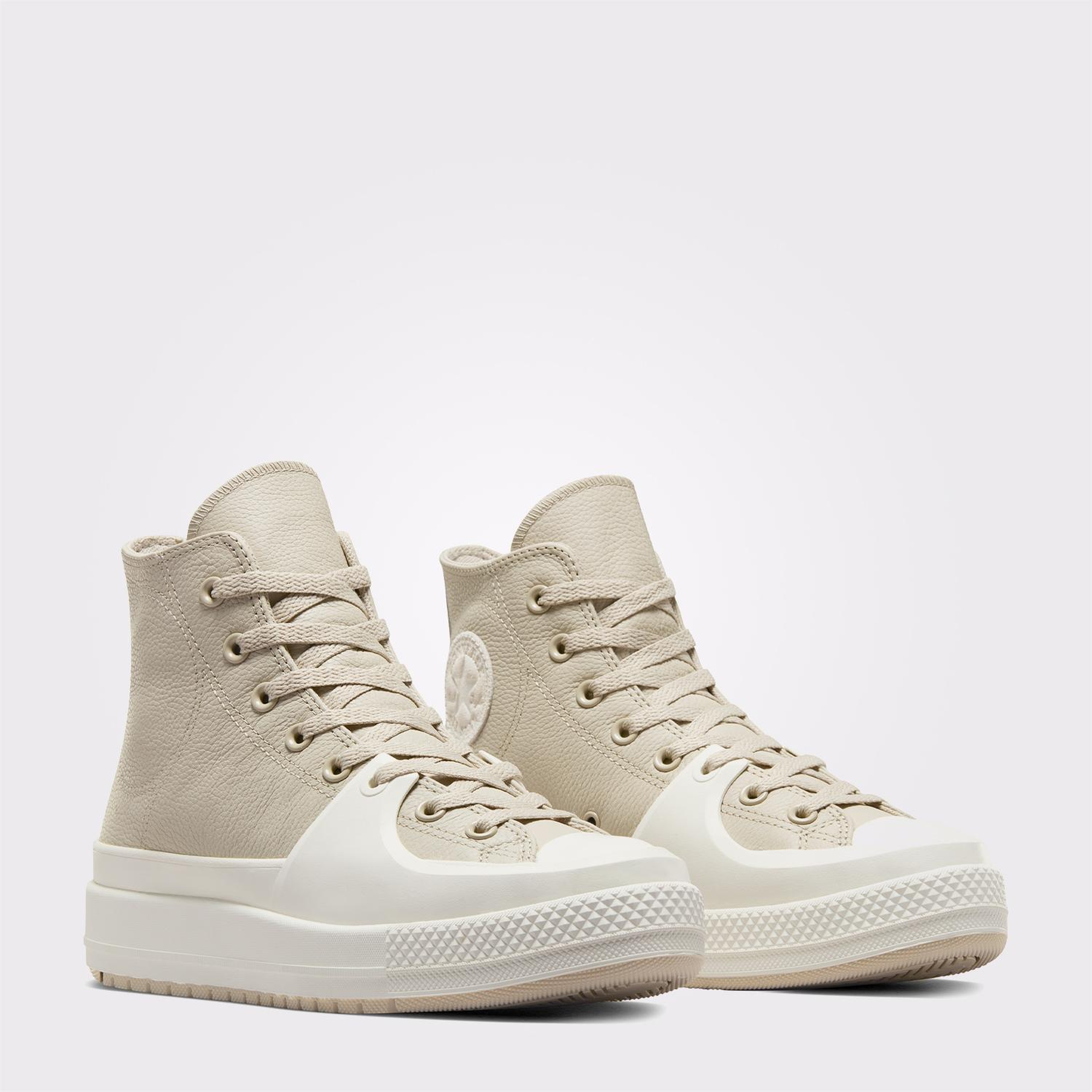 Converse Chuck Taylor All Star Construct Unisex Bej Deri Sneaker