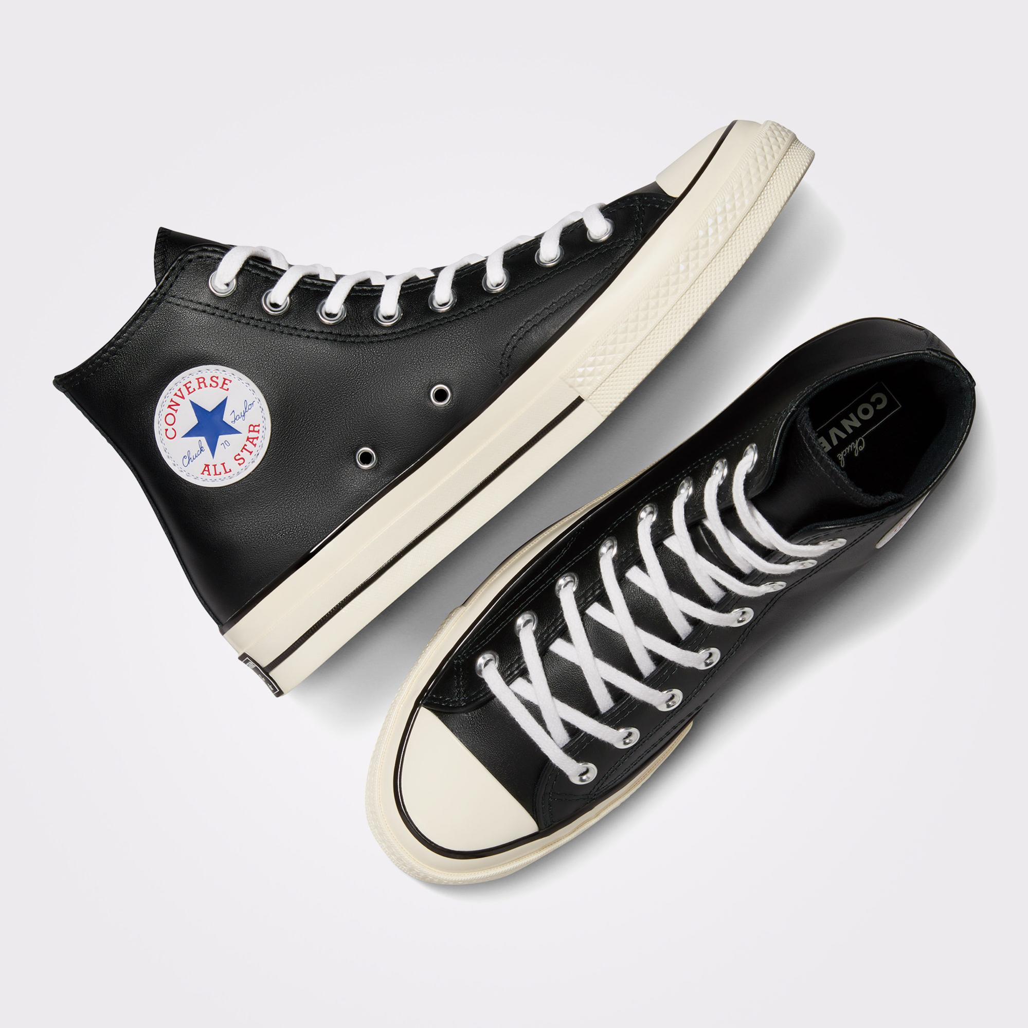 Converse Chuck 70 Unisex Siyah Deri Sneaker