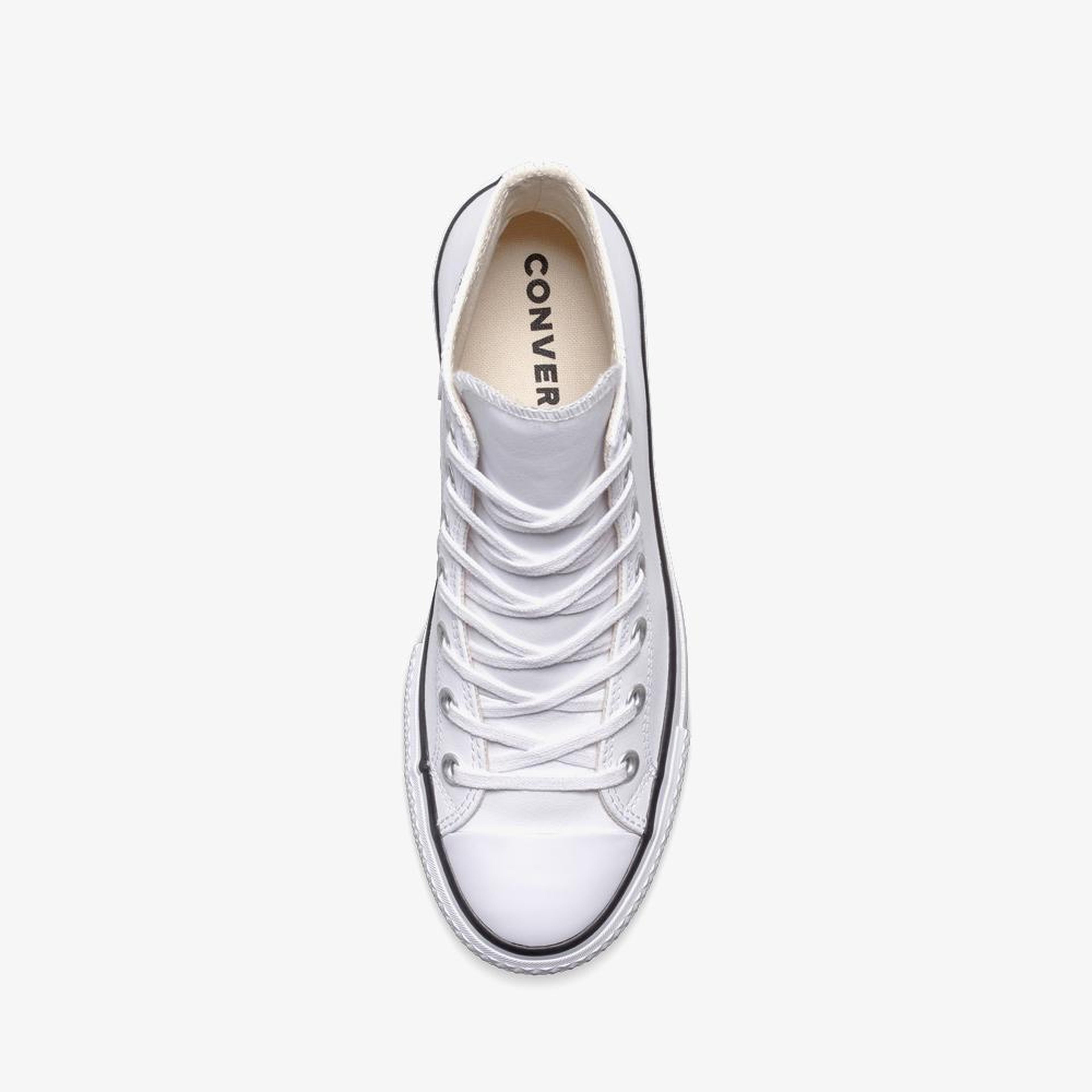 Converse Chuck Taylor All Star Lift Unisex Beyaz Deri Platform Sneaker