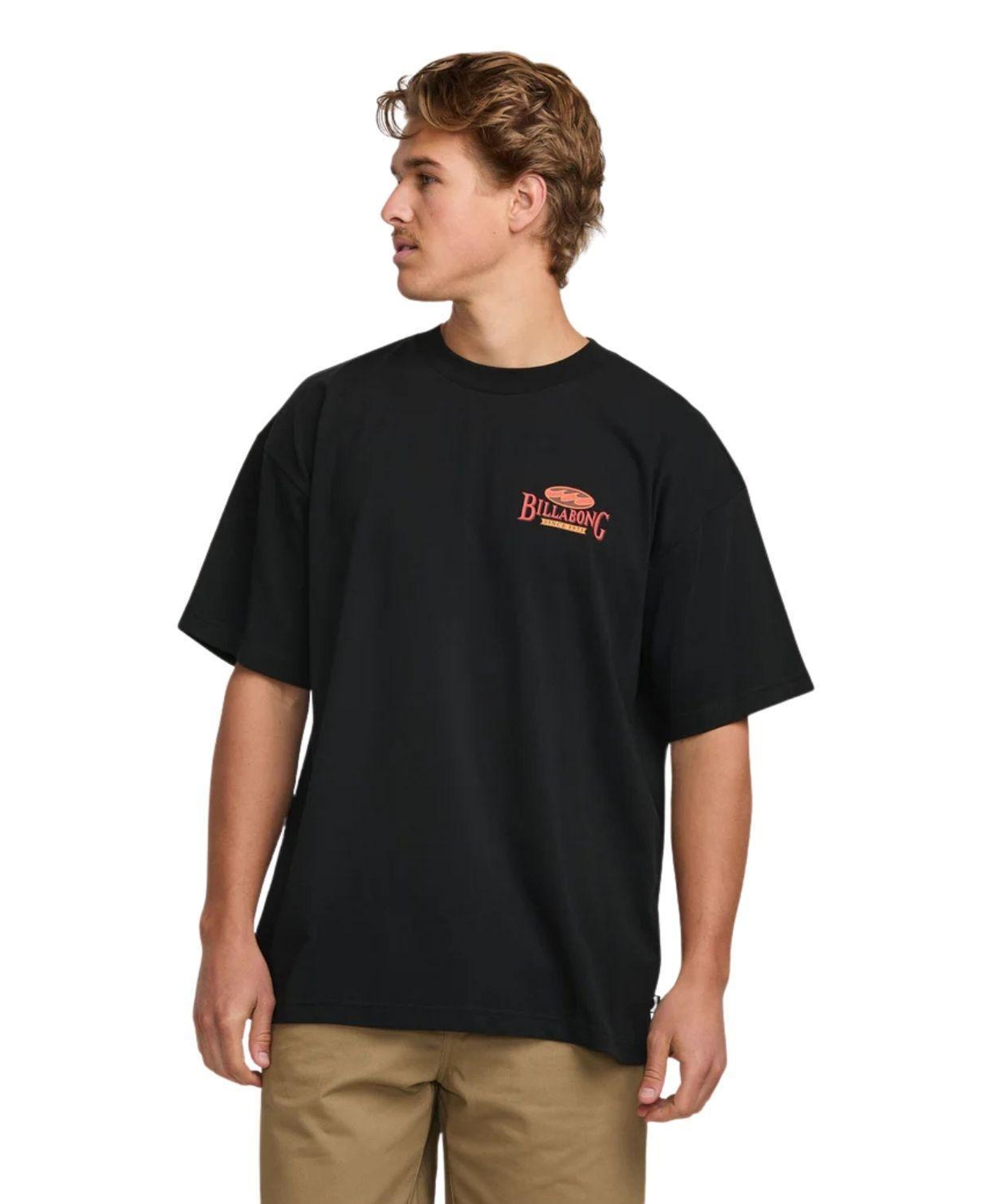 Billabong Double Spread Og Ss Erkek Siyah Tişört