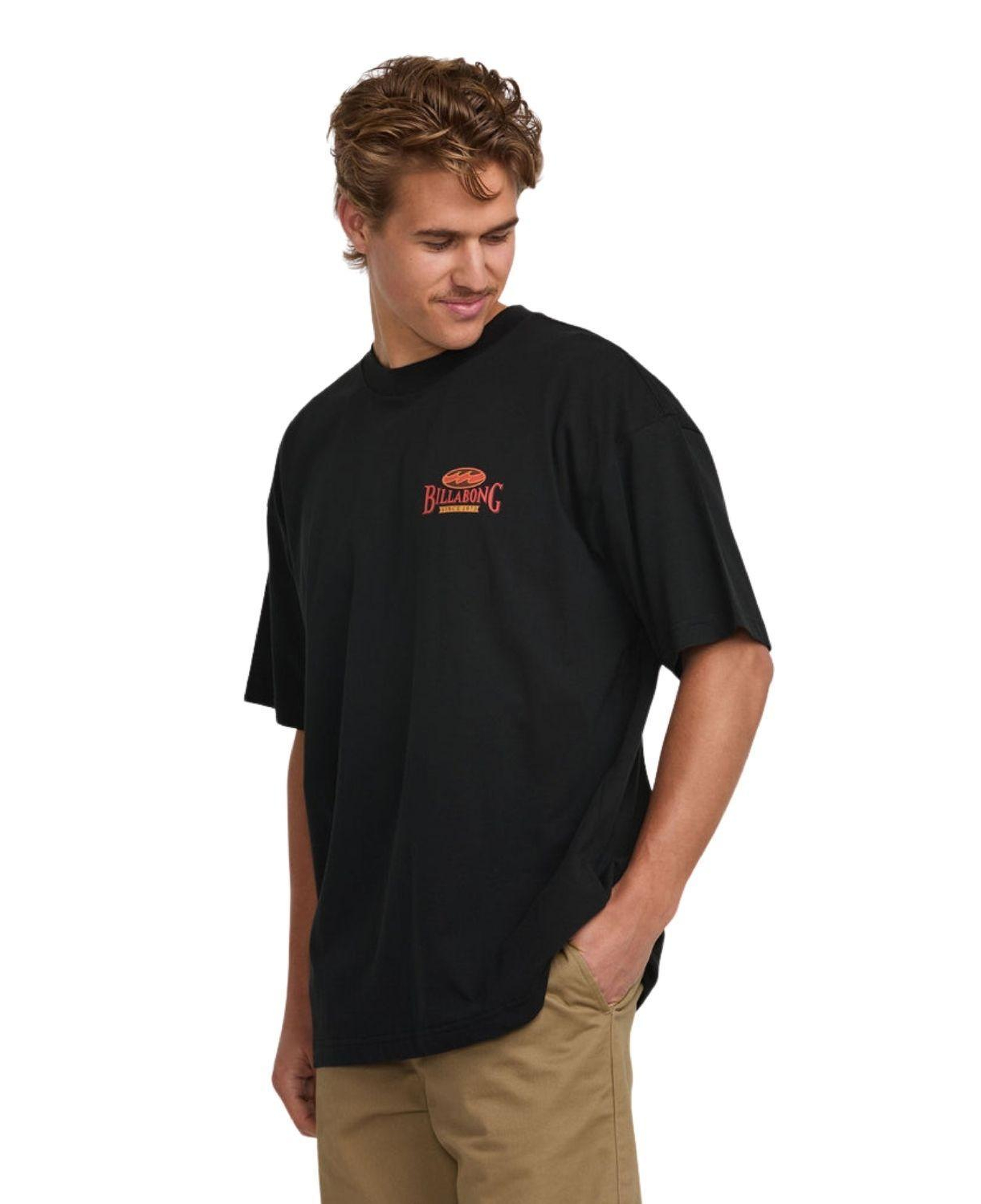 Billabong Double Spread Og Ss Erkek Siyah Tişört