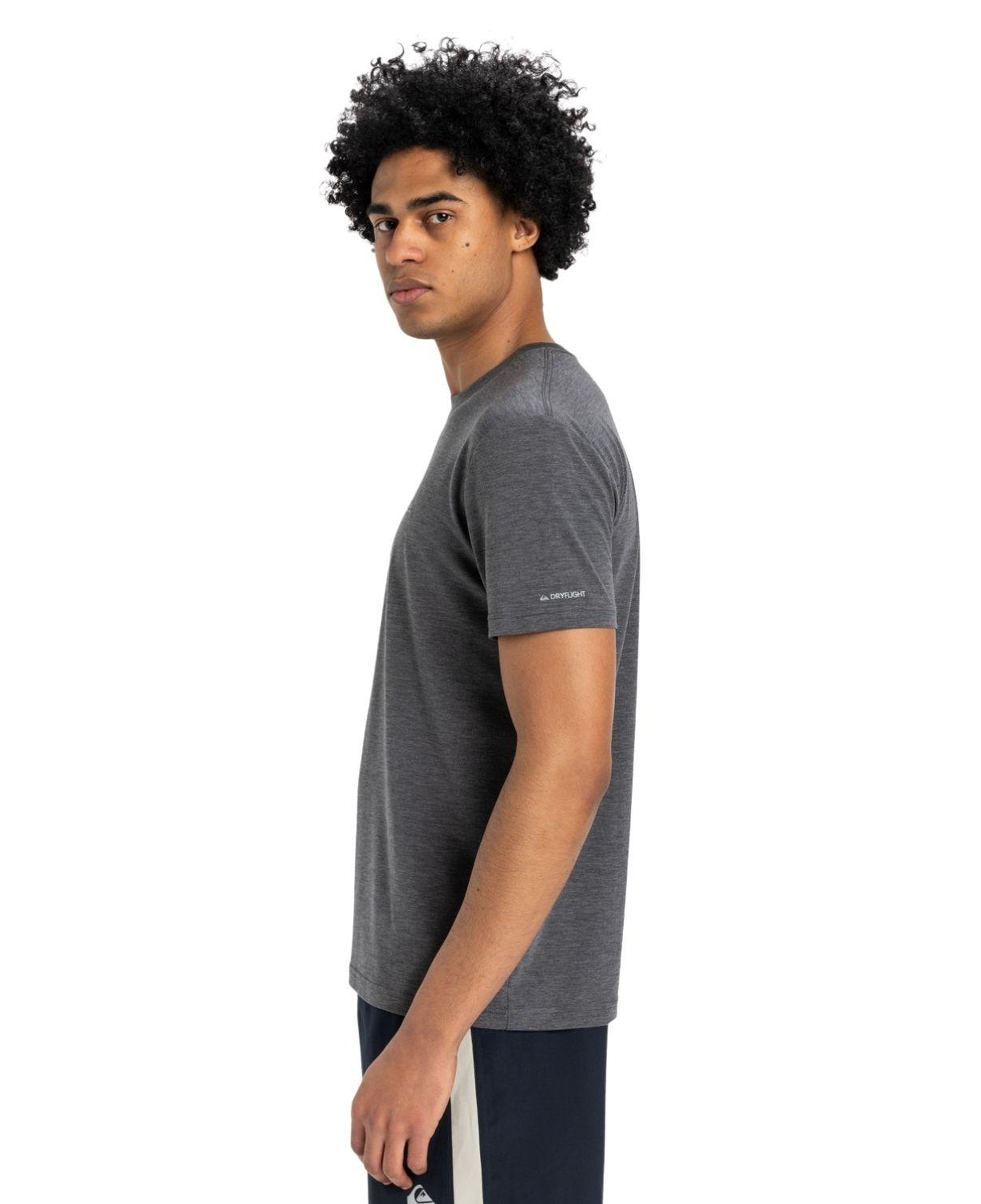 Quiksilver Coastal Run Erkek Gri Tişört