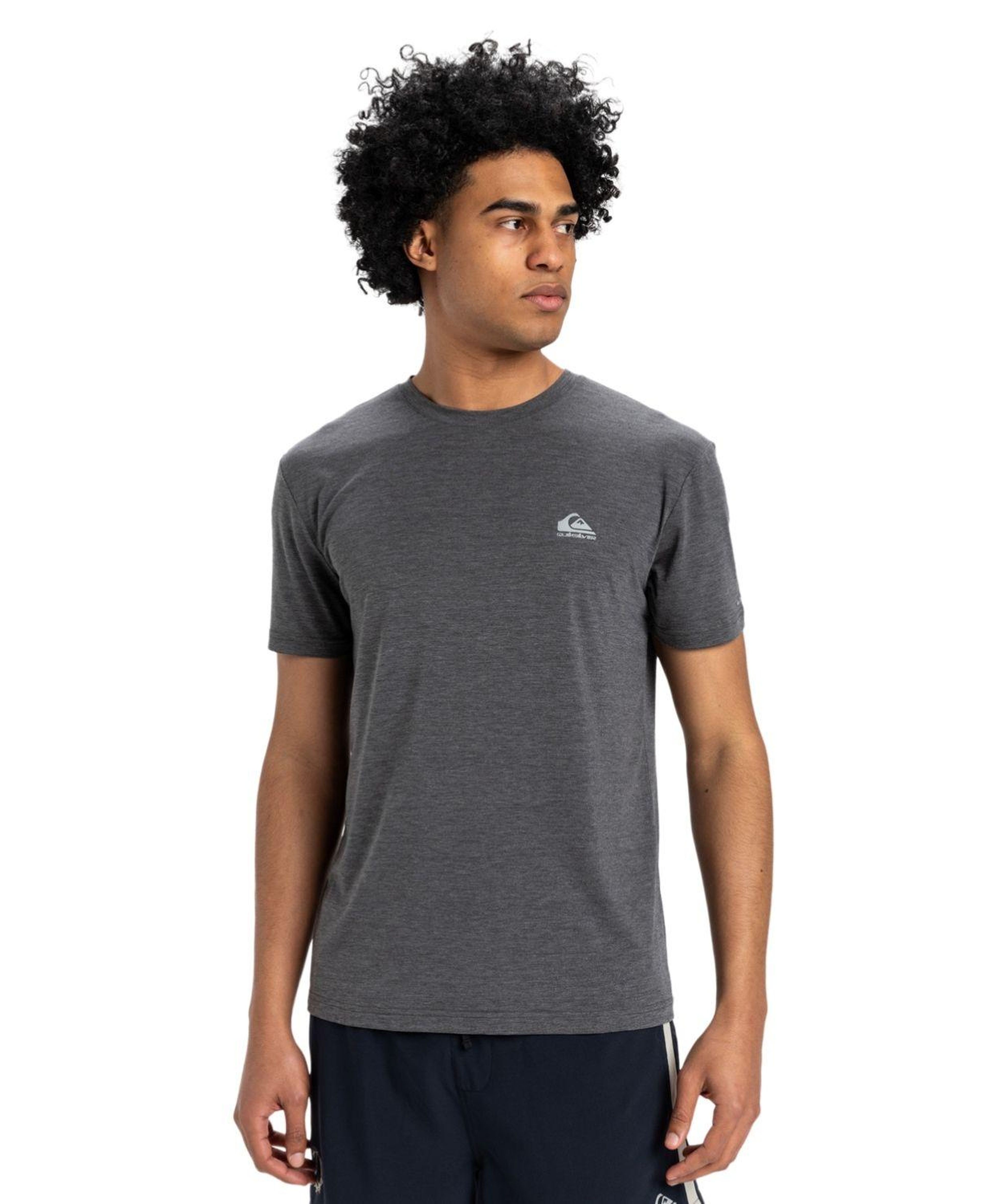 Quiksilver Coastal Run Erkek Gri Tişört