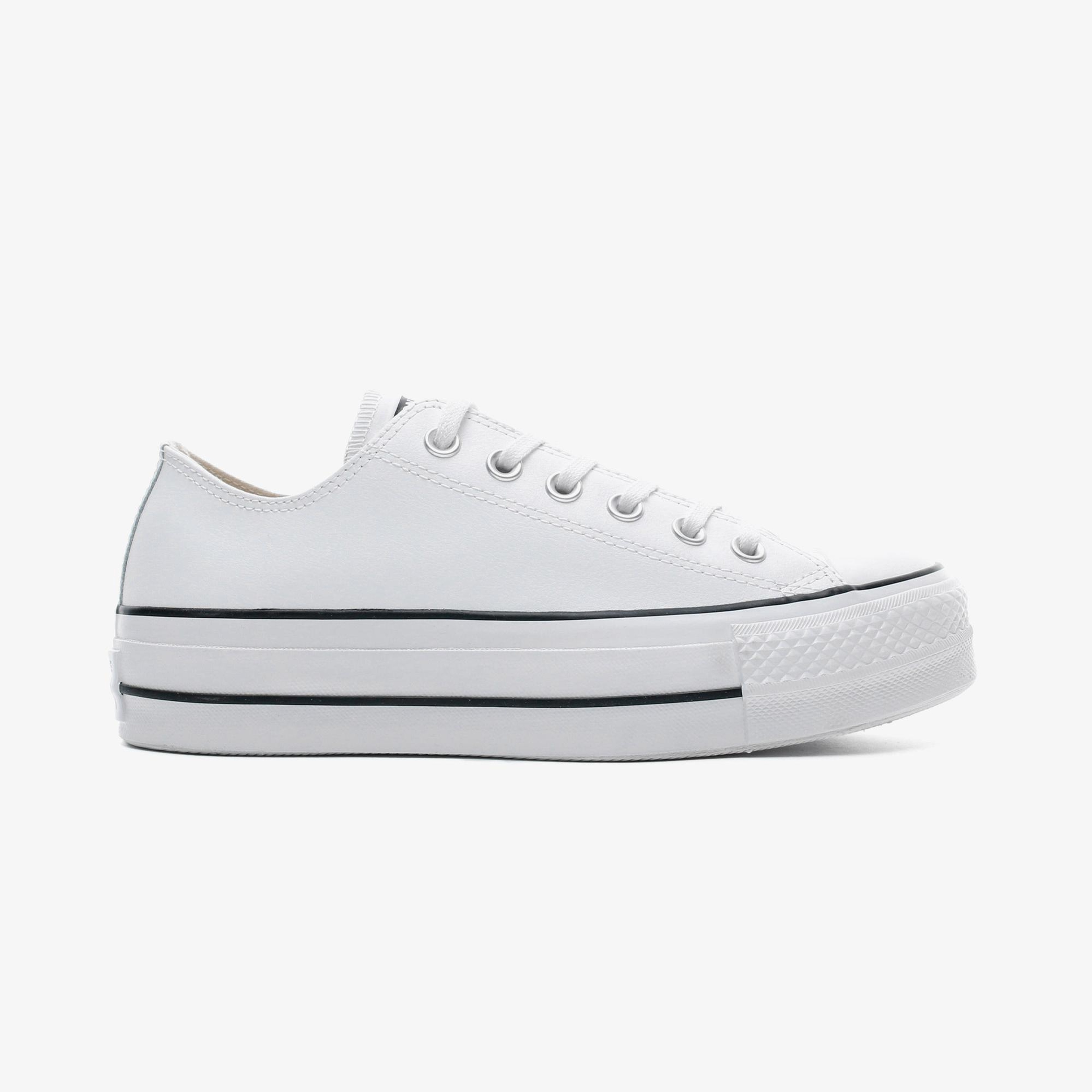 Converse Chuck Taylor All Star Lift Unisex Beyaz Deri Platform Sneaker