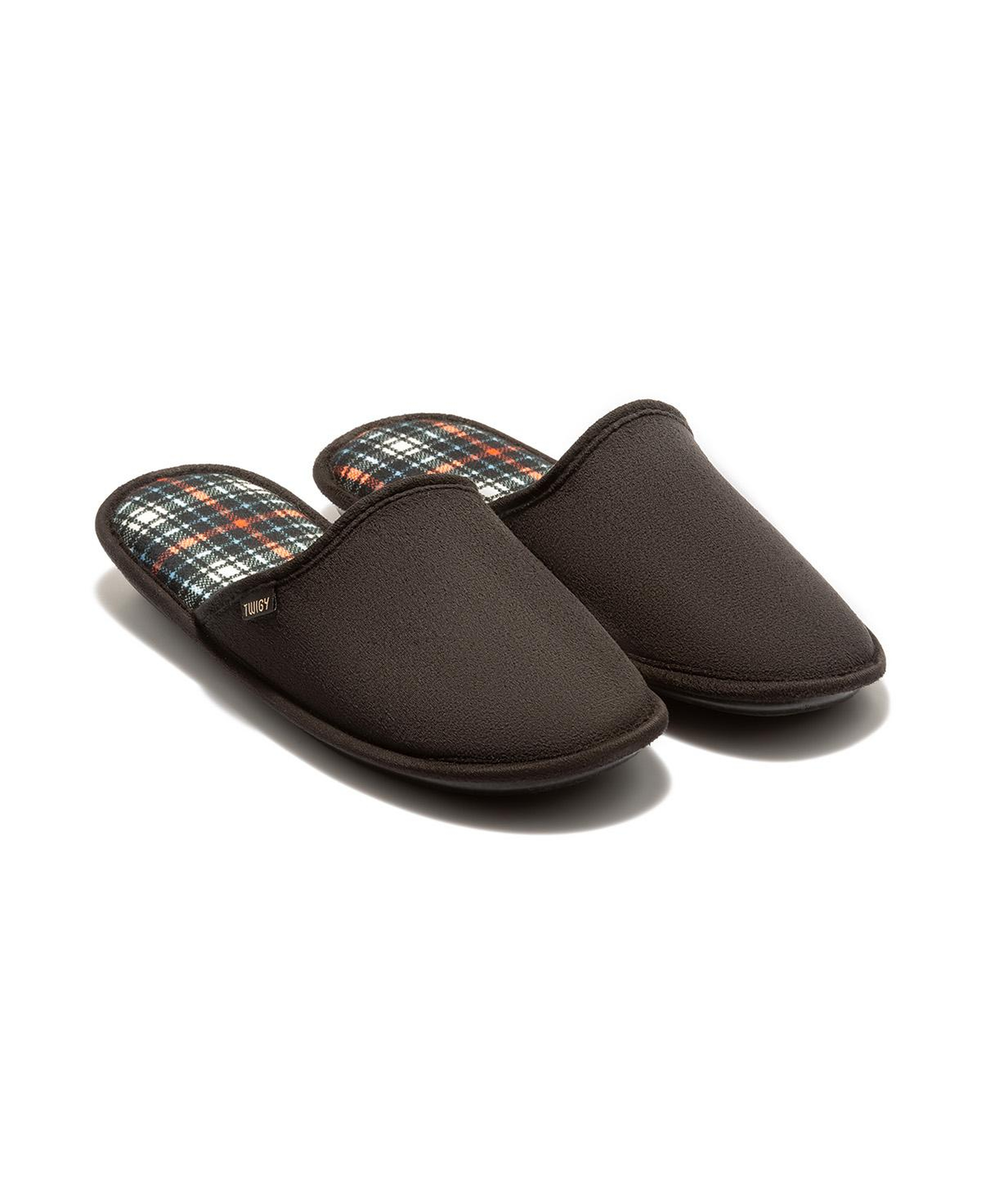 Ekose Erkek Ev Terliği Turuncu/Mavi 41/46