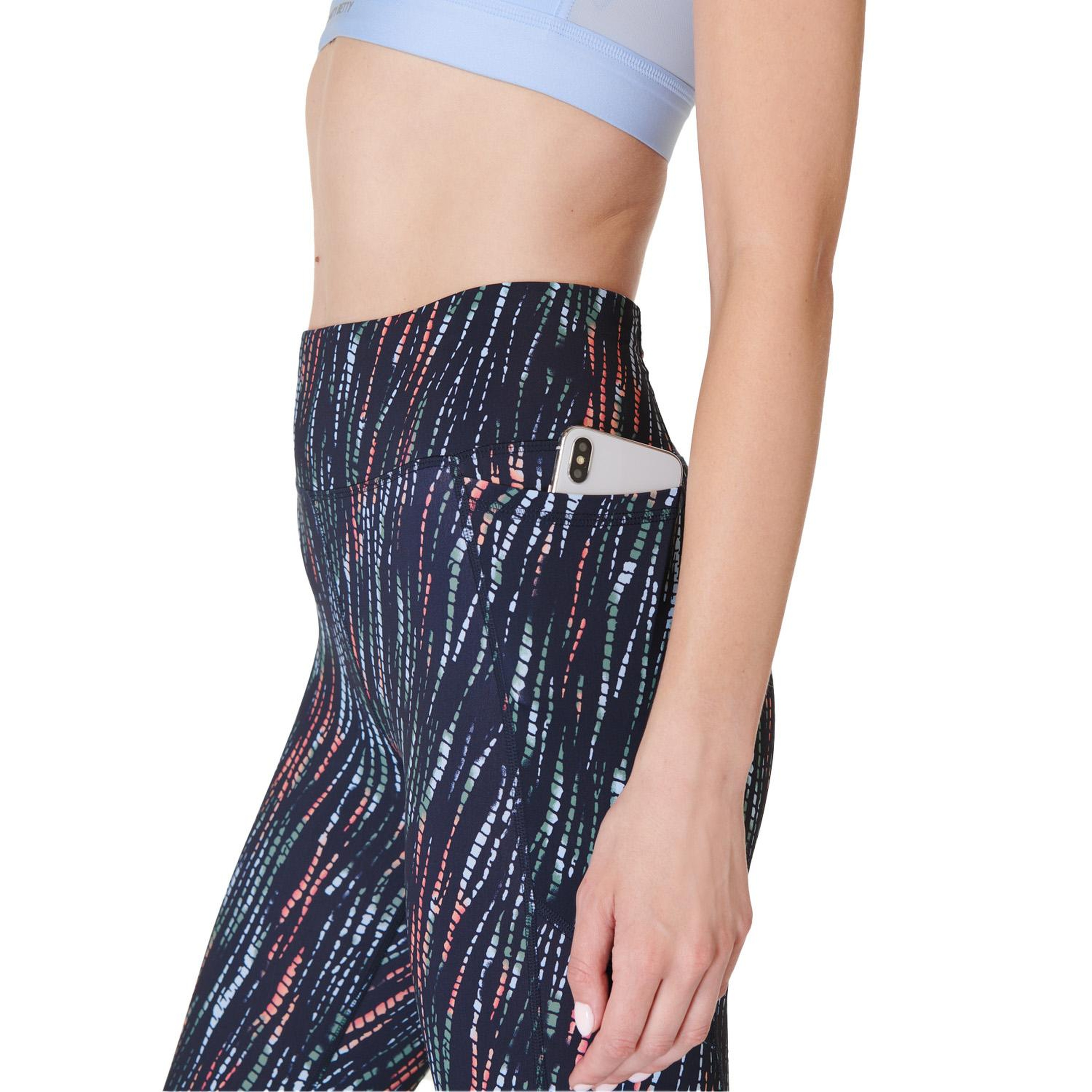 Sweaty Betty Zero Gravity 7/8 Leggings Kadın Mavi Koşu Taytı