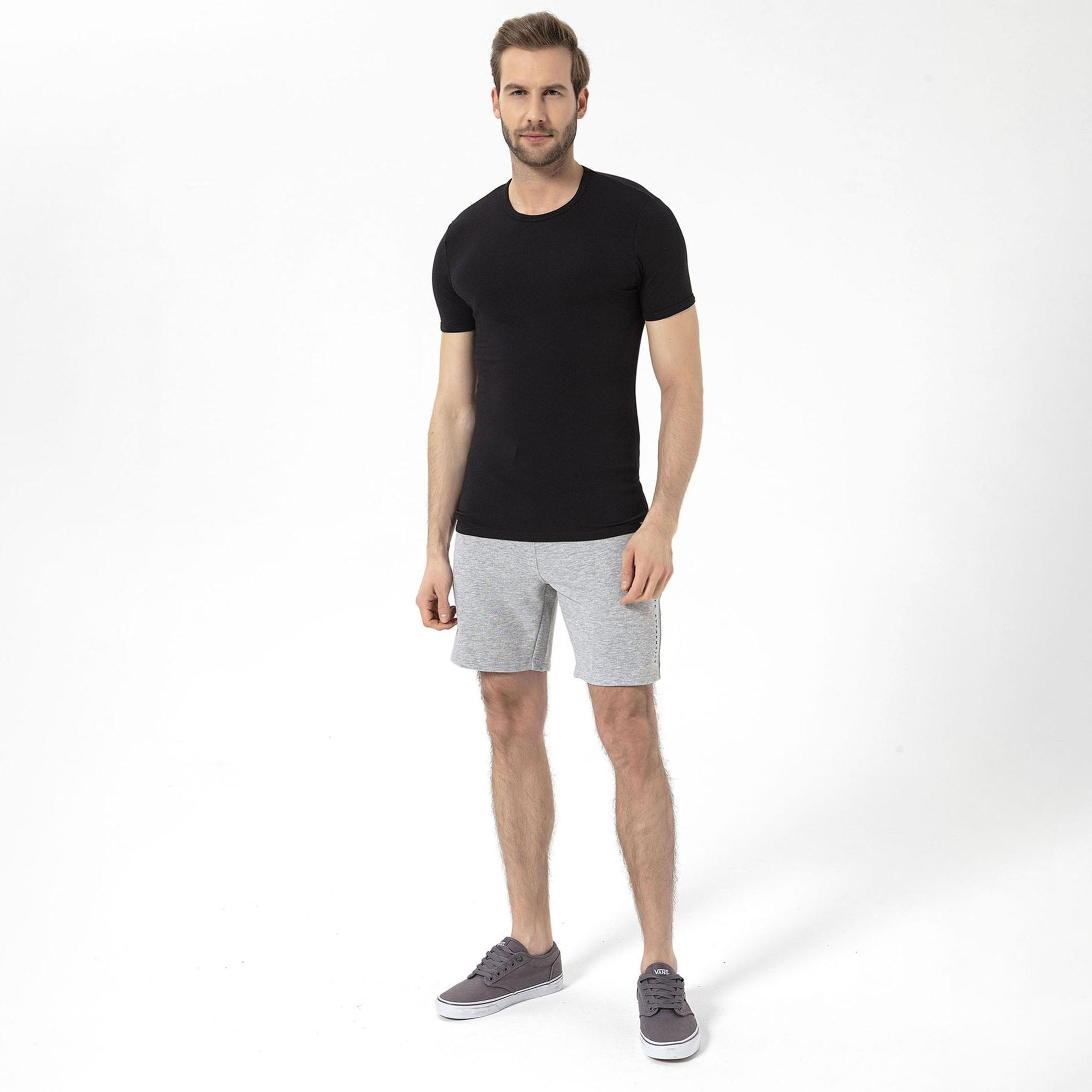 Routefield Tim Erkek Siyah Tişört